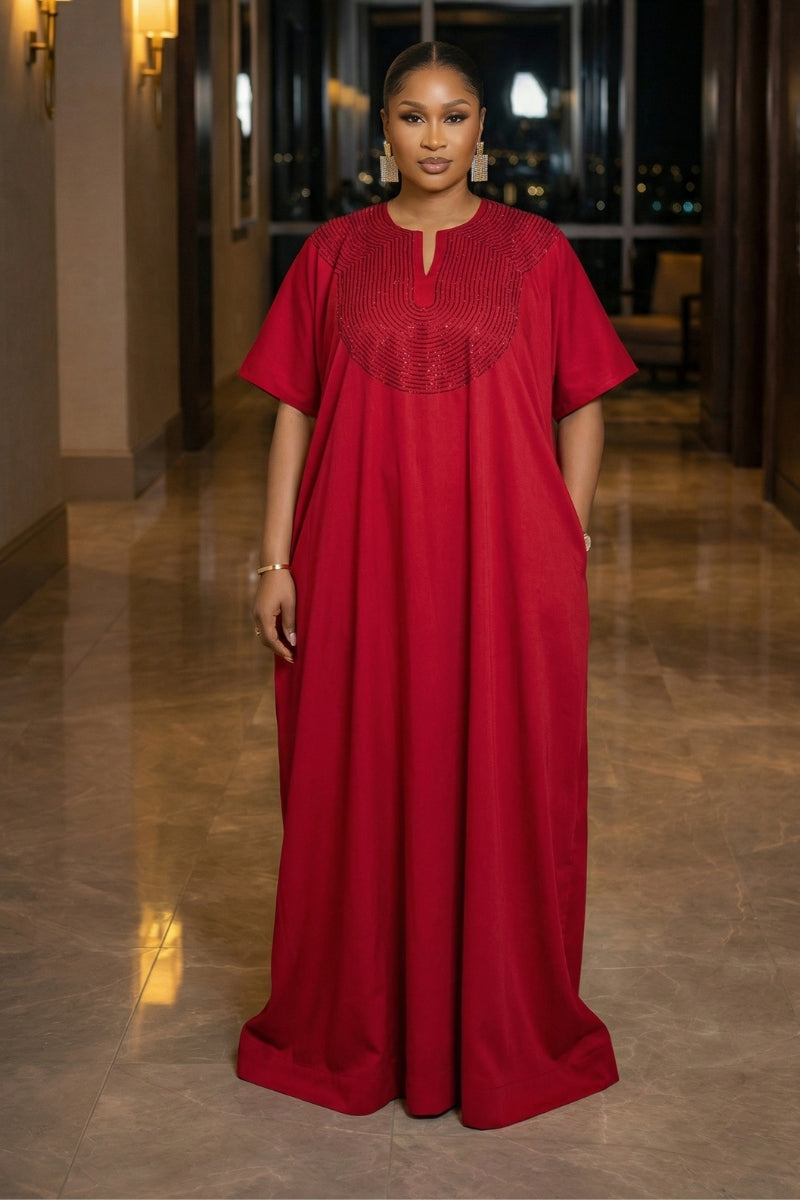 CHIC BOUBOU SPARKLY KAFTAN WITH HIDDEN SIDES POCKETS 4 ( BESTSELLER)