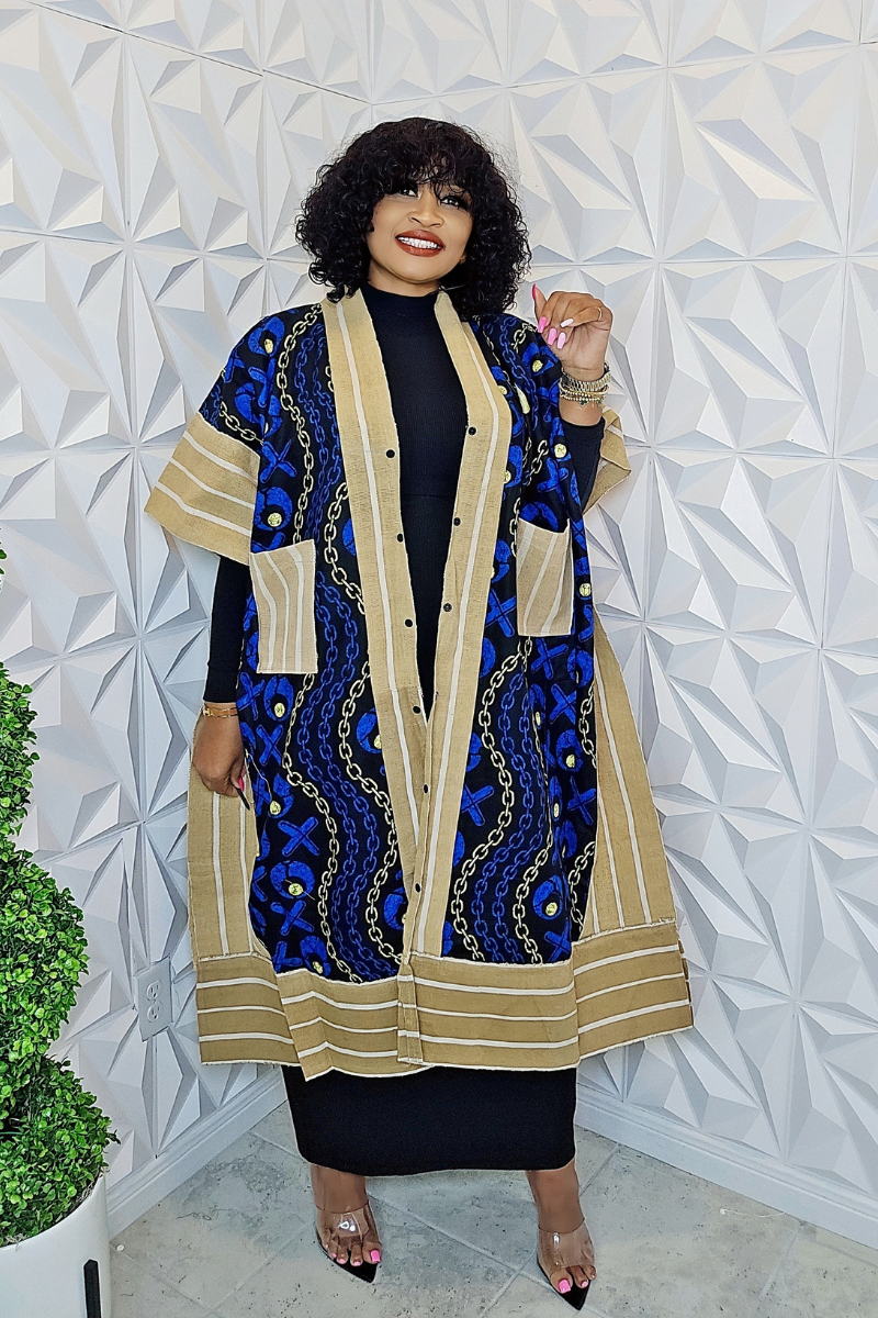 The Luxe Ankara Kimono