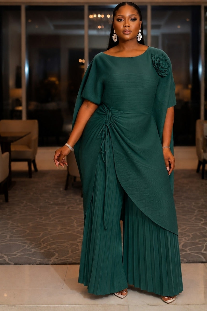 Lumi Two-Piece Tunic and Palazzo Pant Set