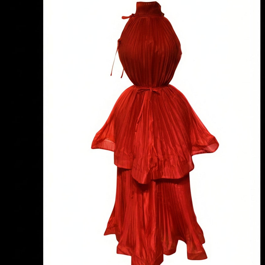 VELORA PLEATED DRESS