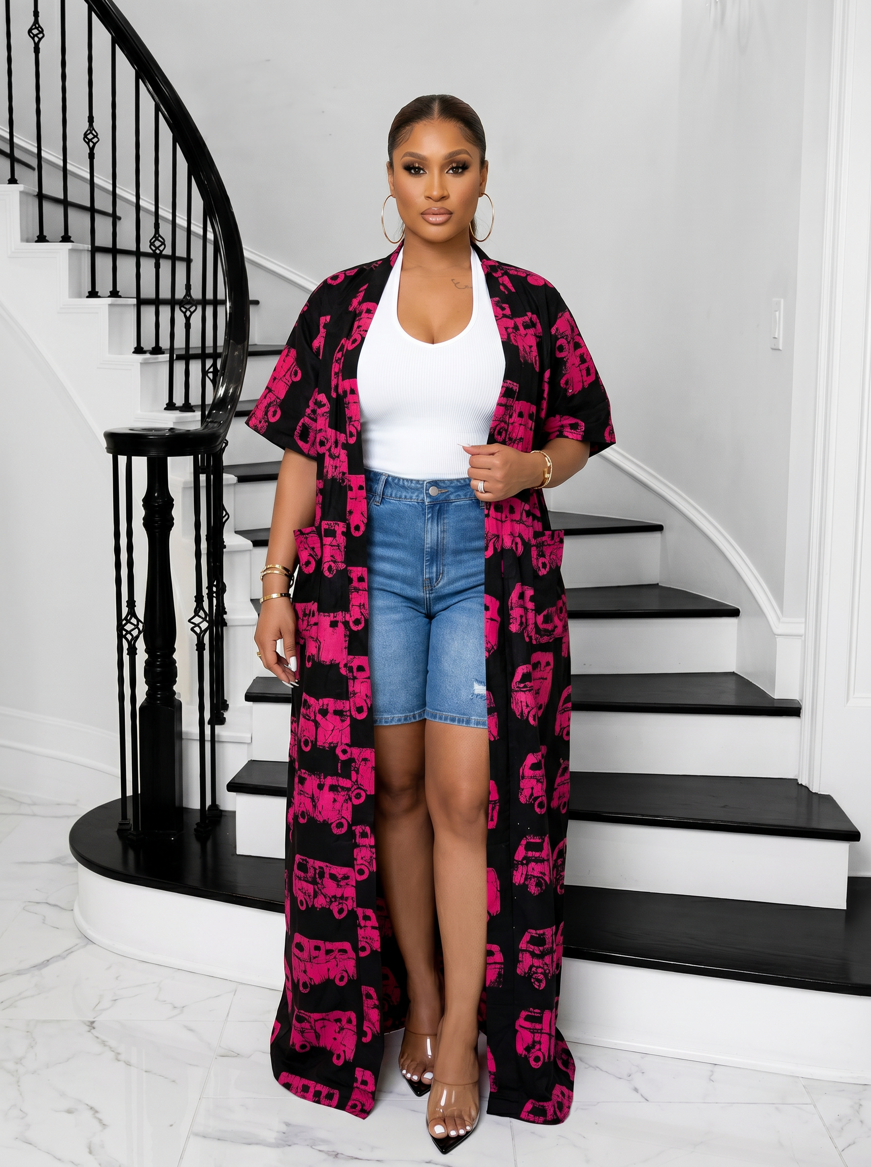 The Luxe Ankara Kimono
