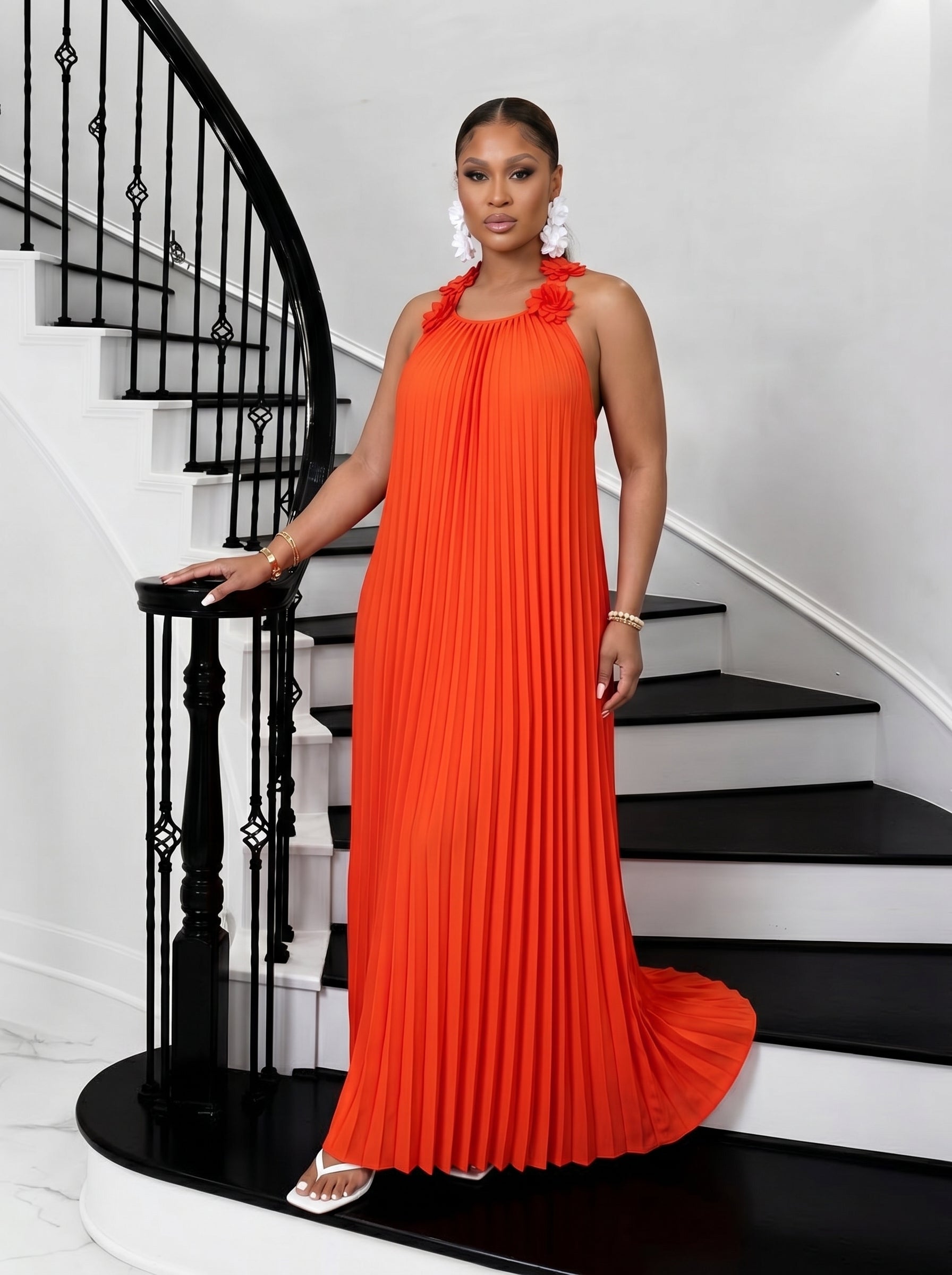 The Monaco Dress | ORANGE
