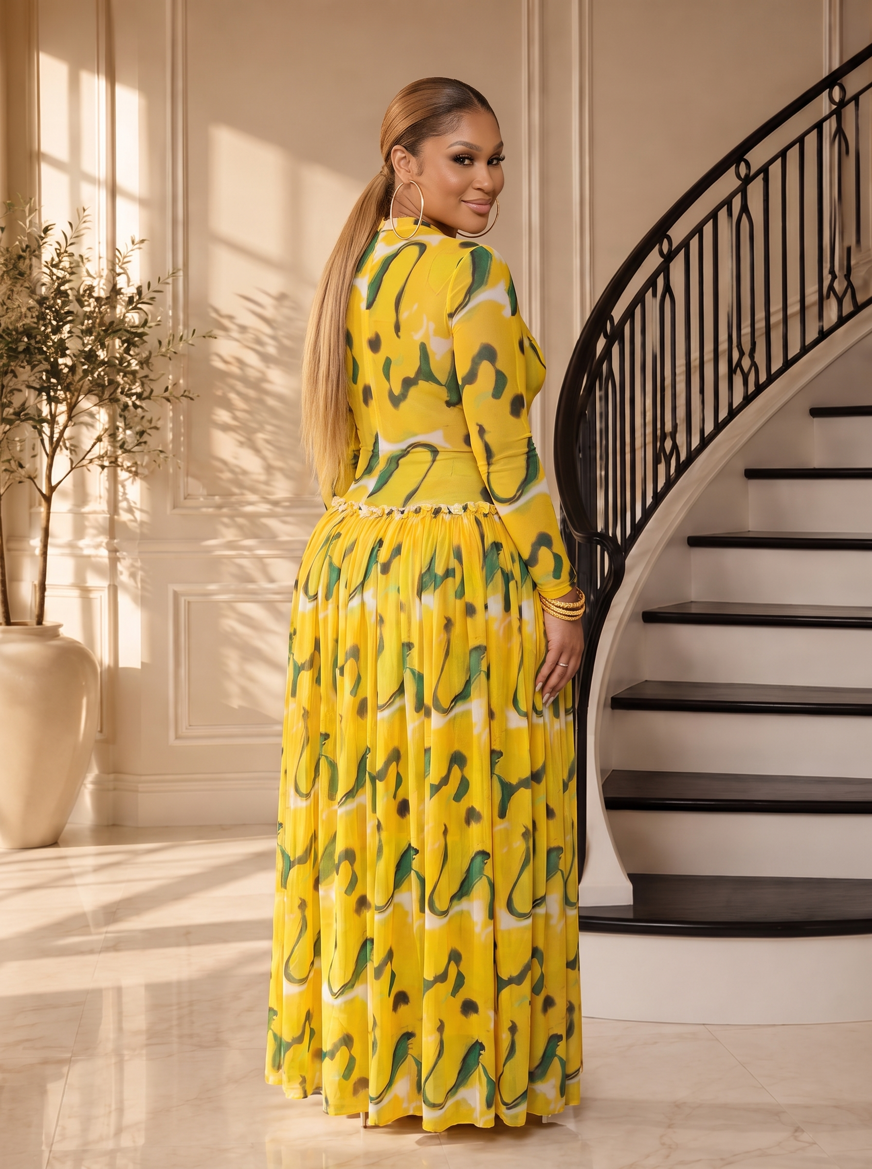 The Kira Sheer Dress