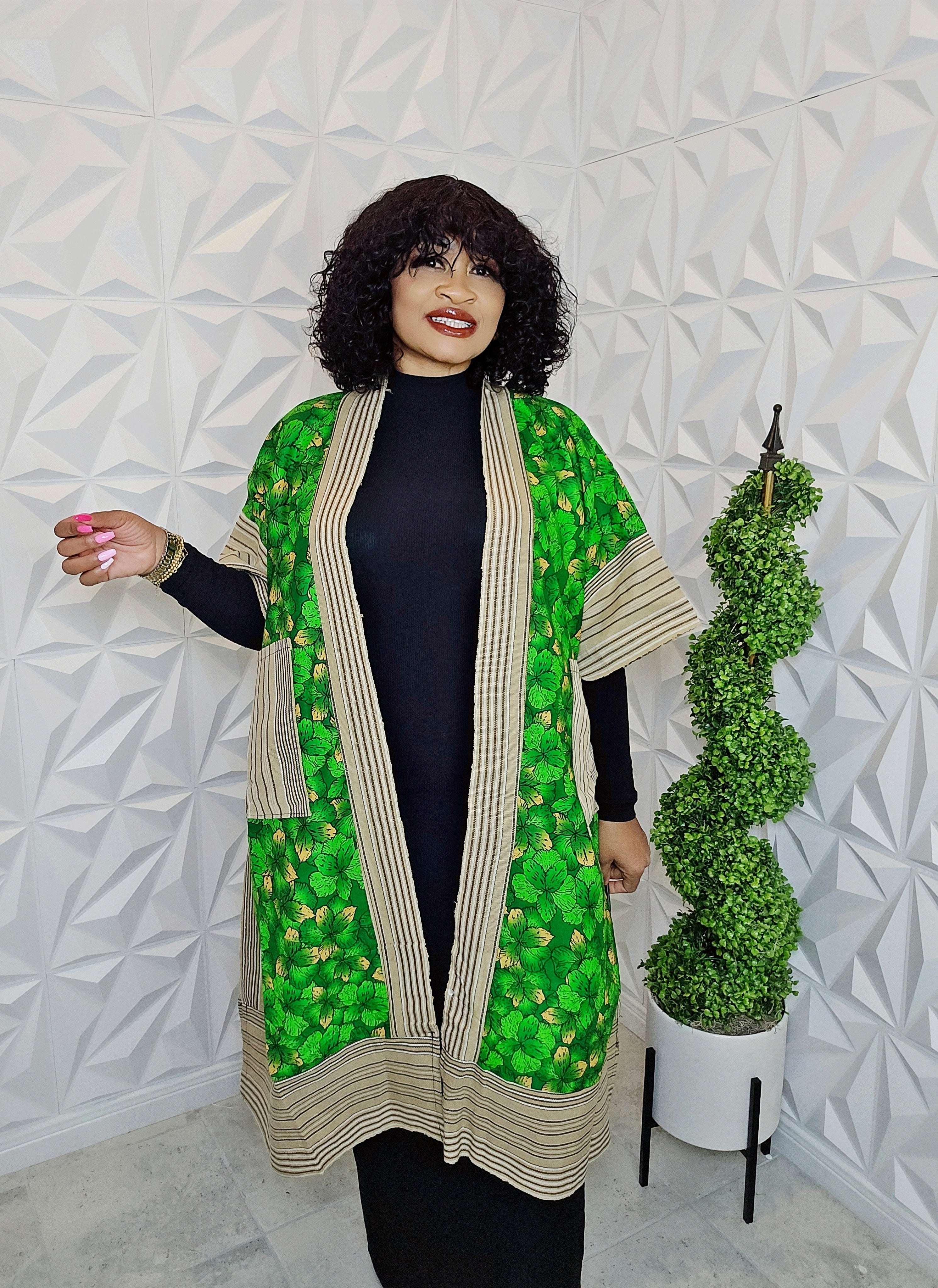 The Luxe Ankara Kimono