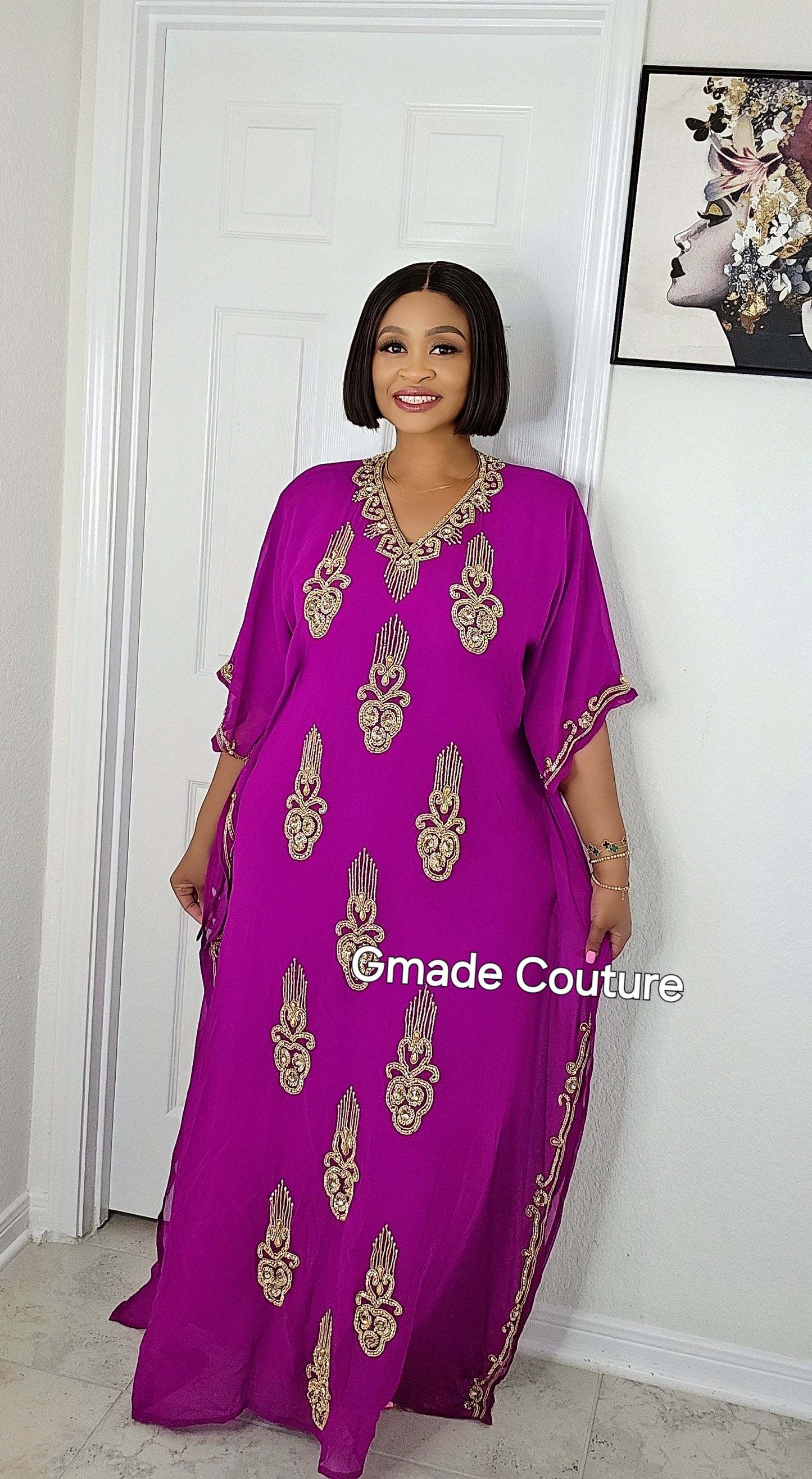 NADIA SWAROVSKI KAFTAN