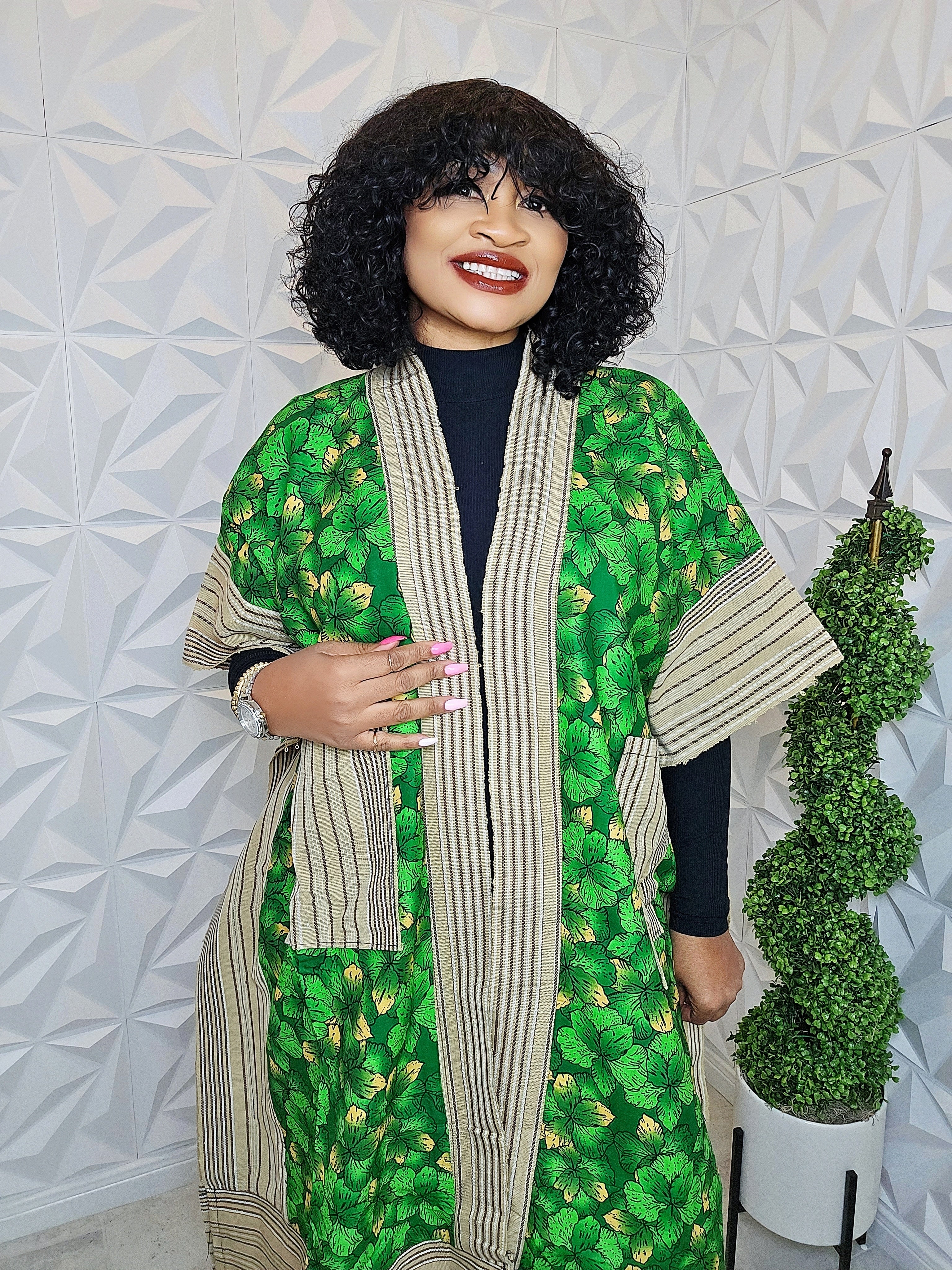 The Luxe Ankara Kimono