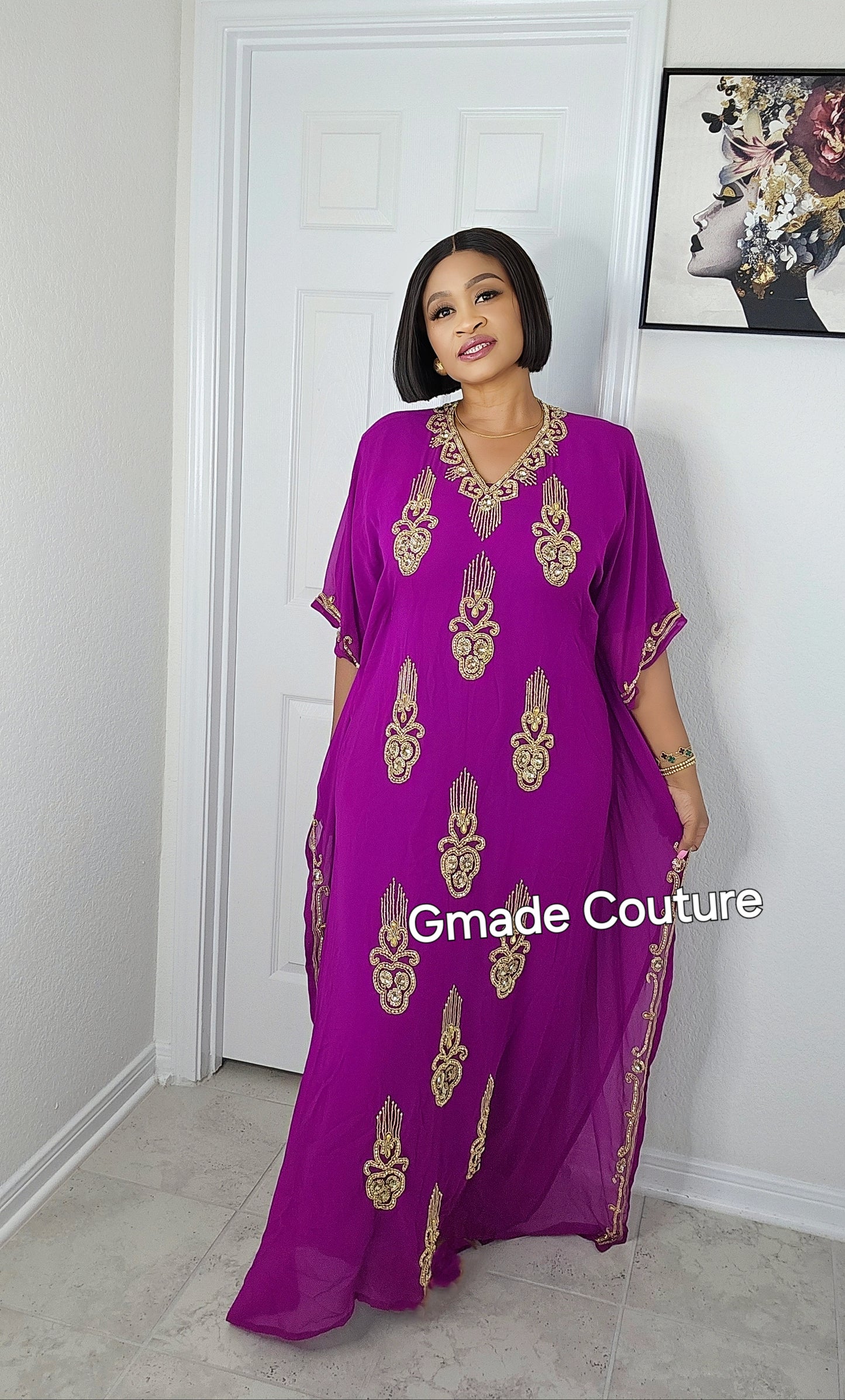 NADIA SWAROVSKI KAFTAN