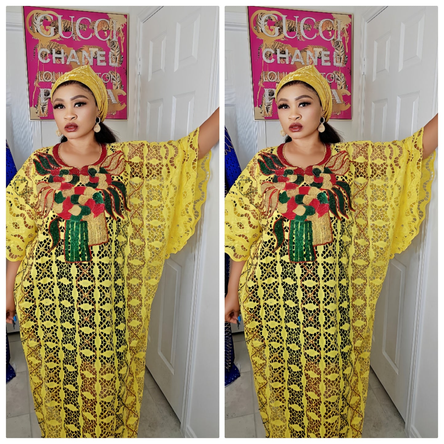 THE MONARCH RICH AUNTY MILLION STONES BUBU KAFTAN