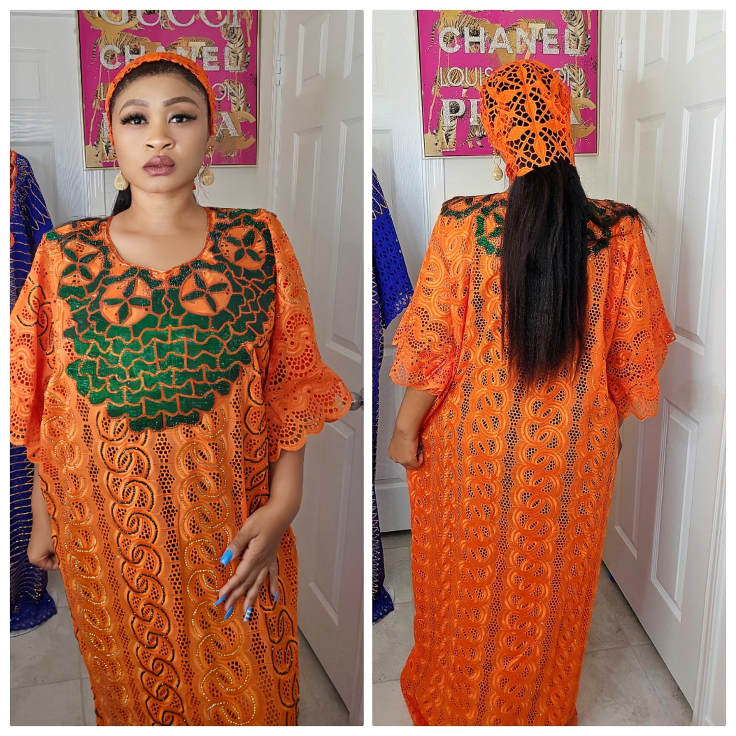 THE MONARCH RICH AUNTY MILLION STONES BUBU KAFTAN