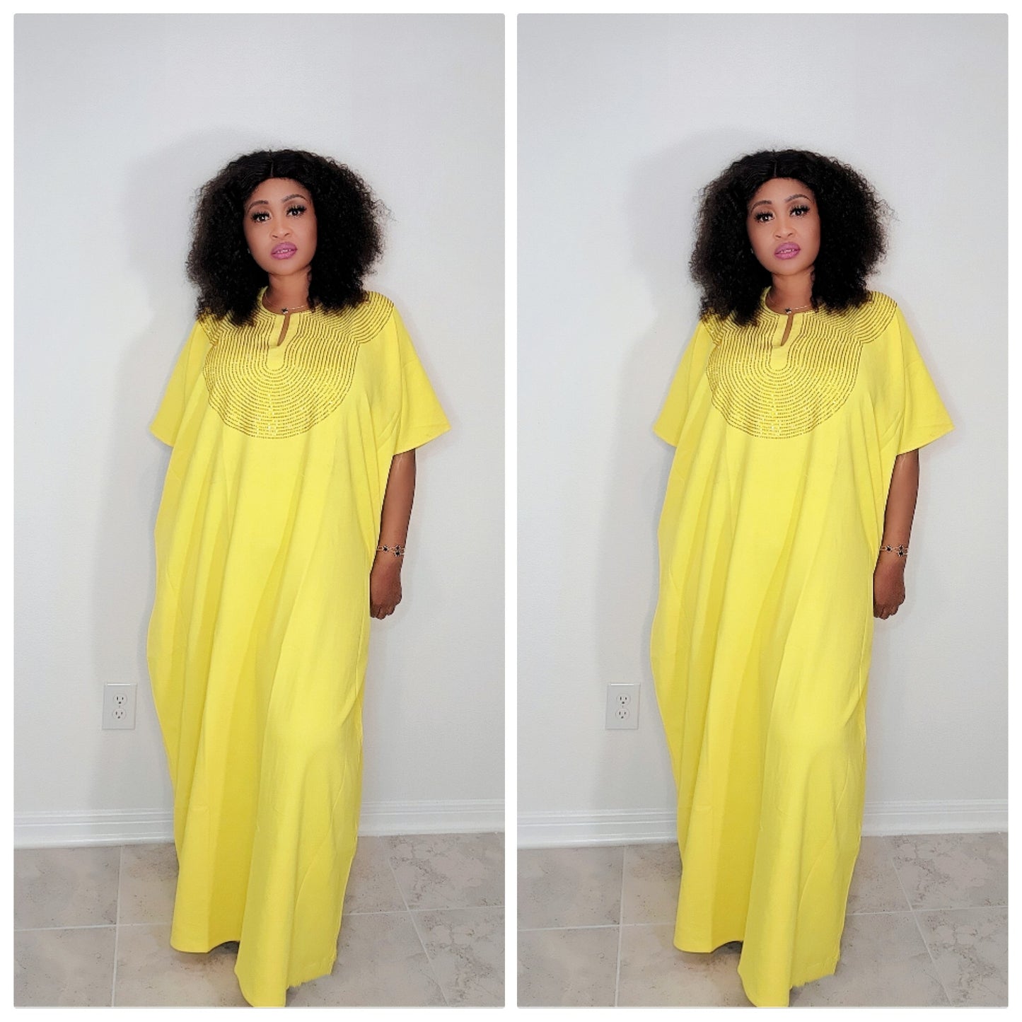 CHIC BOUBOU SPARKLY KAFTAN WITH HIDDEN SIDES POCKETS 4 ( BESTSELLER)