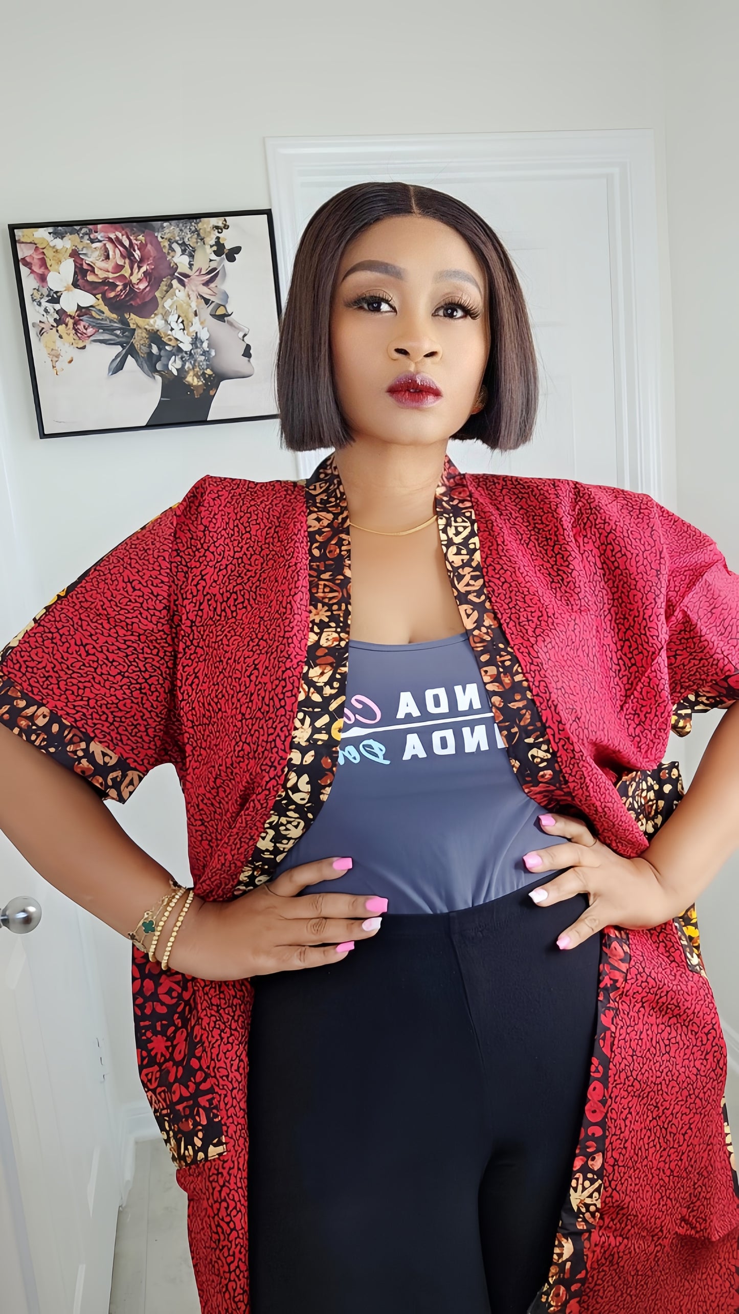 MIMI PATCHWORK KIMONO JACKET