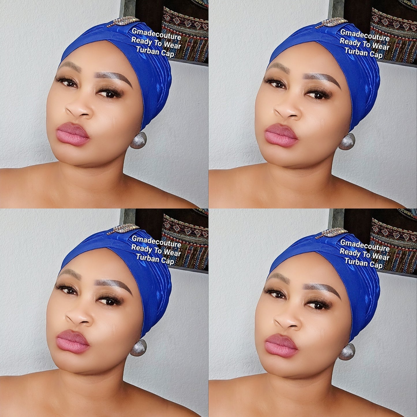 Tasha to wear Turban with up-do Rhinestones 7