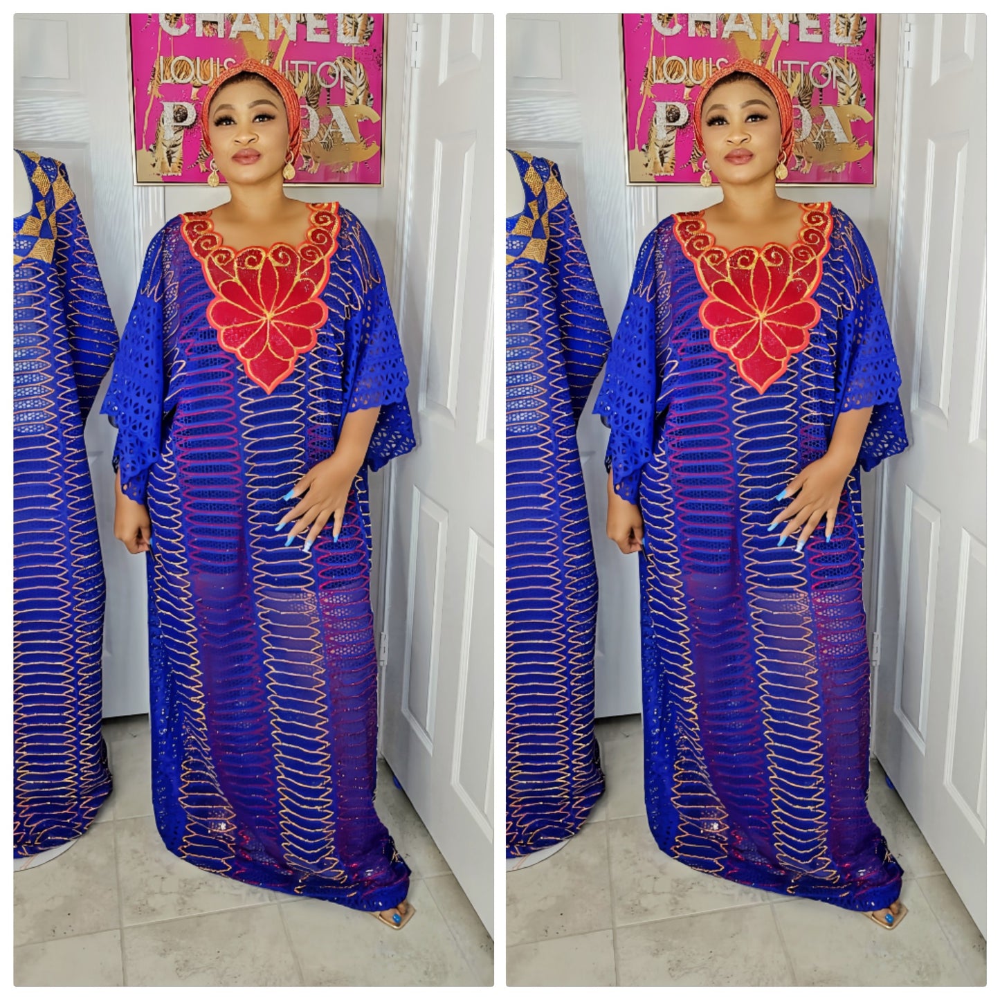 THE MONARCH RICH AUNTY MILLION STONES BUBU KAFTAN
