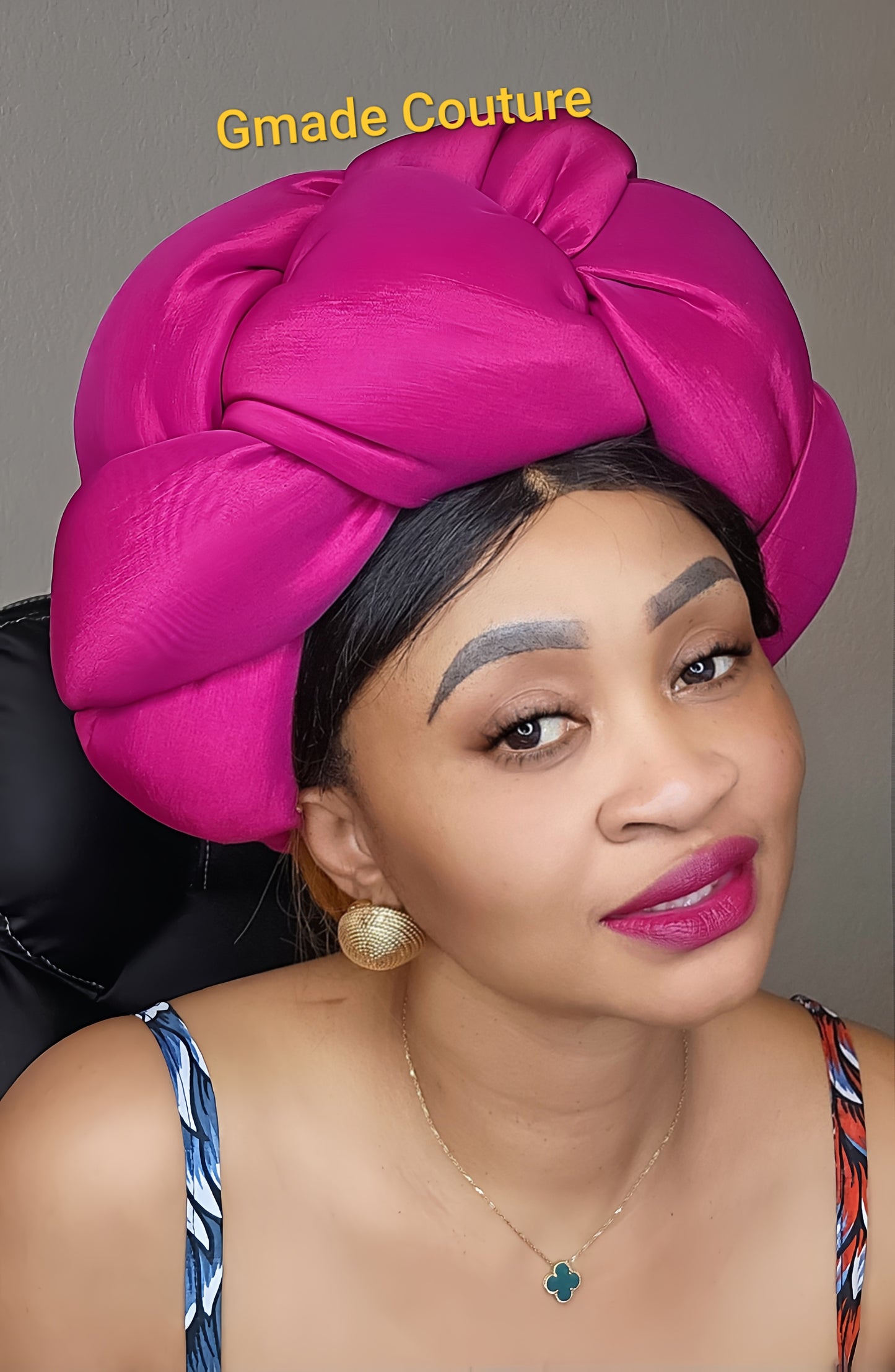 GIGANTIC Gmade Braided Turban Twist Headband