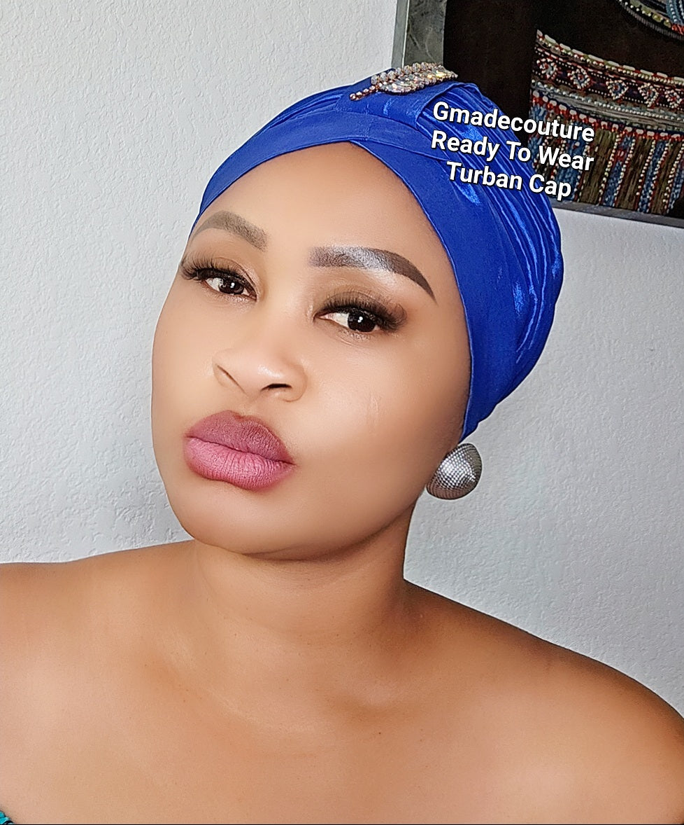 Tasha to wear Turban with up-do Rhinestones 7