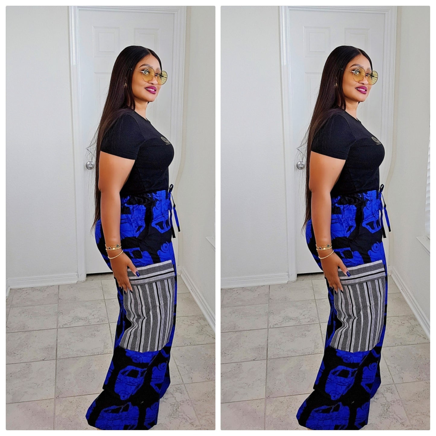 Ankara Cargo Pants – 100% Cotton African Print