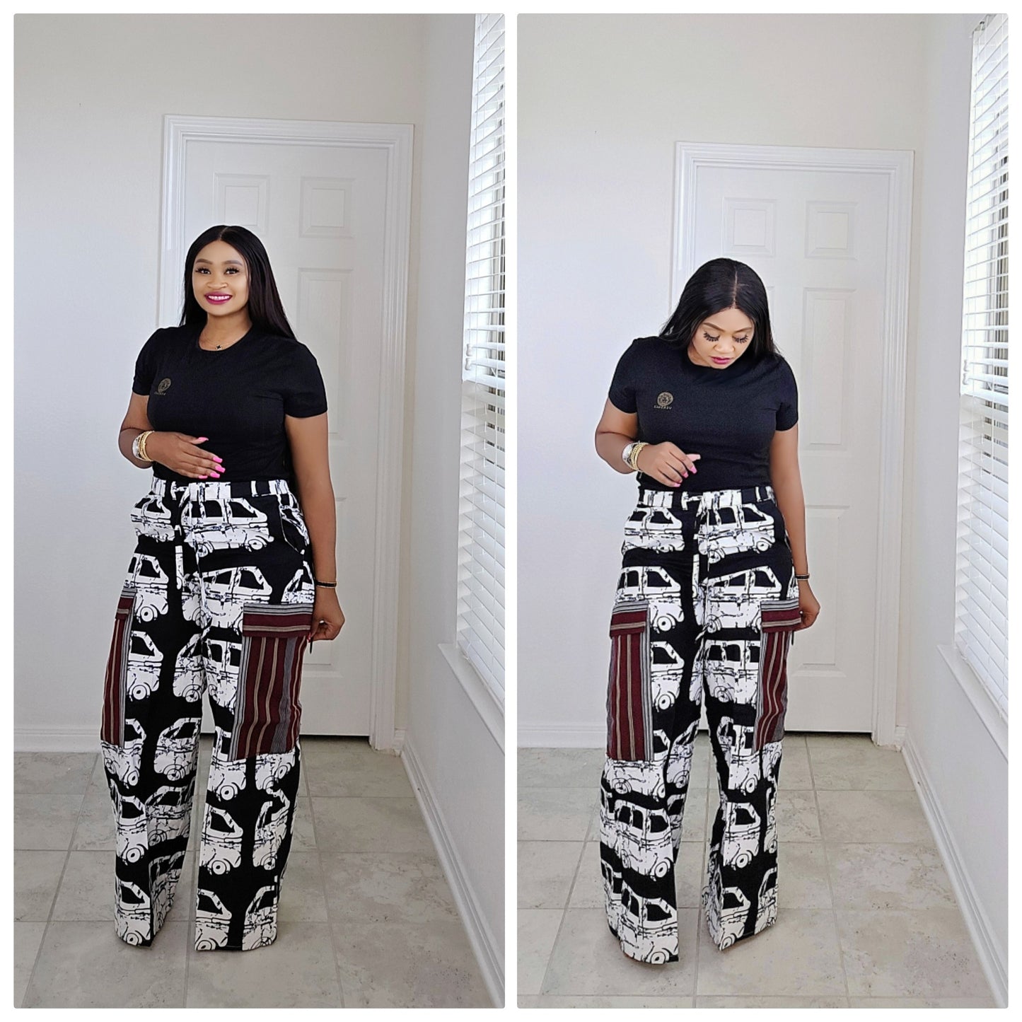 Ankara Cargo Pants – 100% Cotton African Print