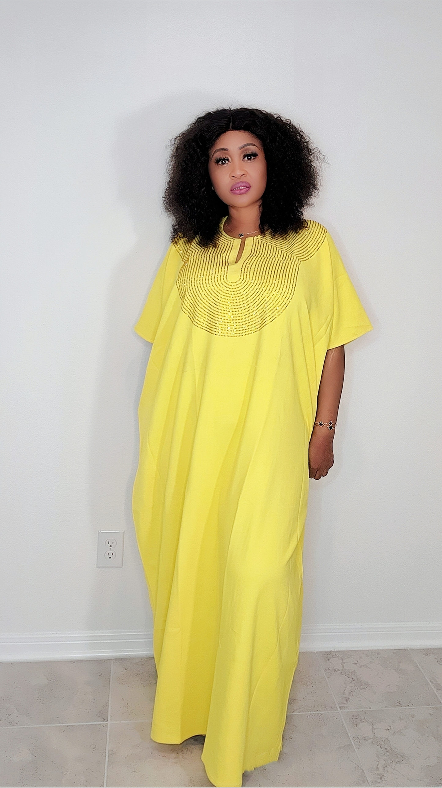 CHIC BOUBOU SPARKLY KAFTAN WITH HIDDEN SIDES POCKETS 4 ( BESTSELLER)