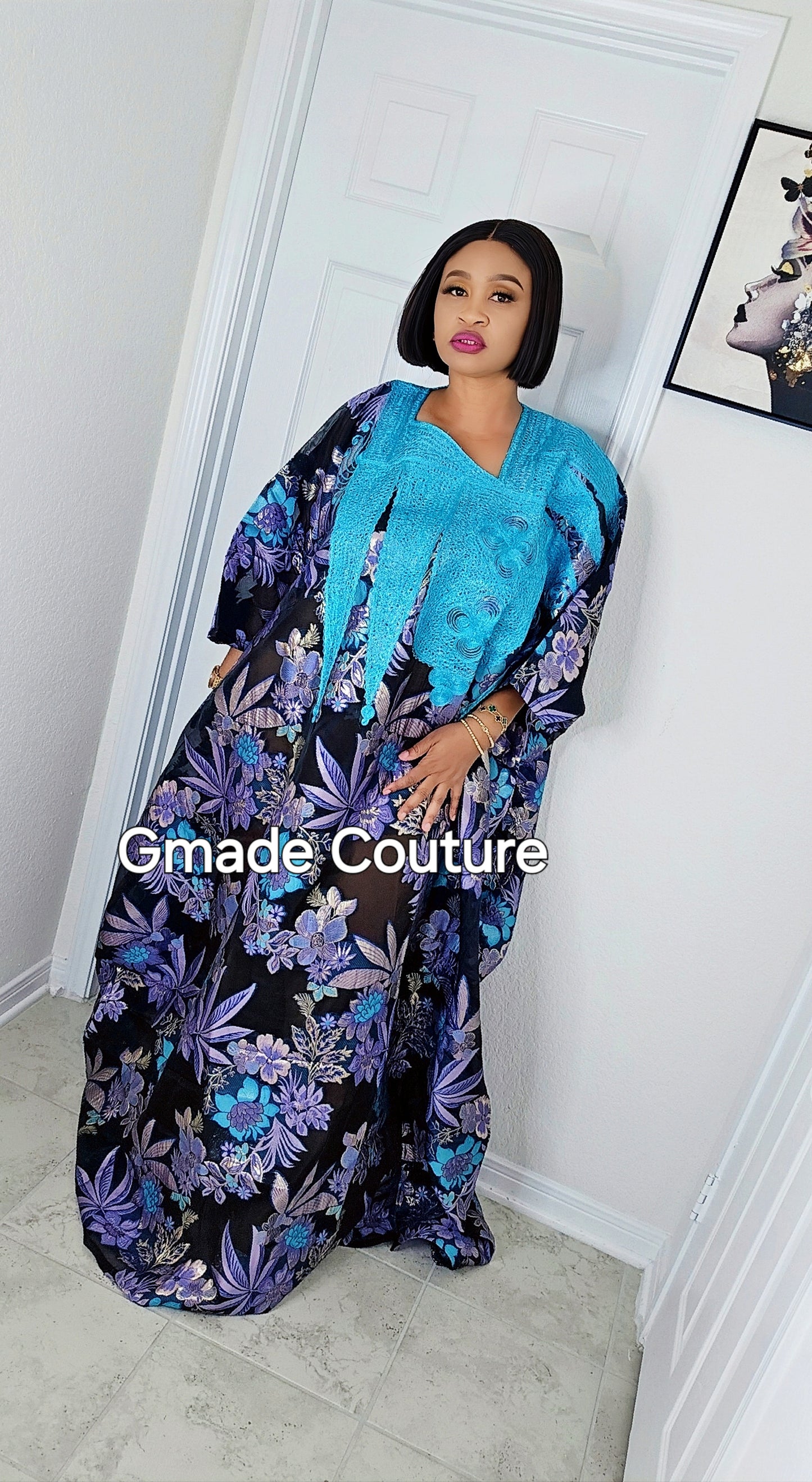 High Quality European Damask Brocade Agbada Rich Aunty Luxurious Agbada Bubu Maxi Dress Kaftan Dress fully embroidered with Matching Scarf