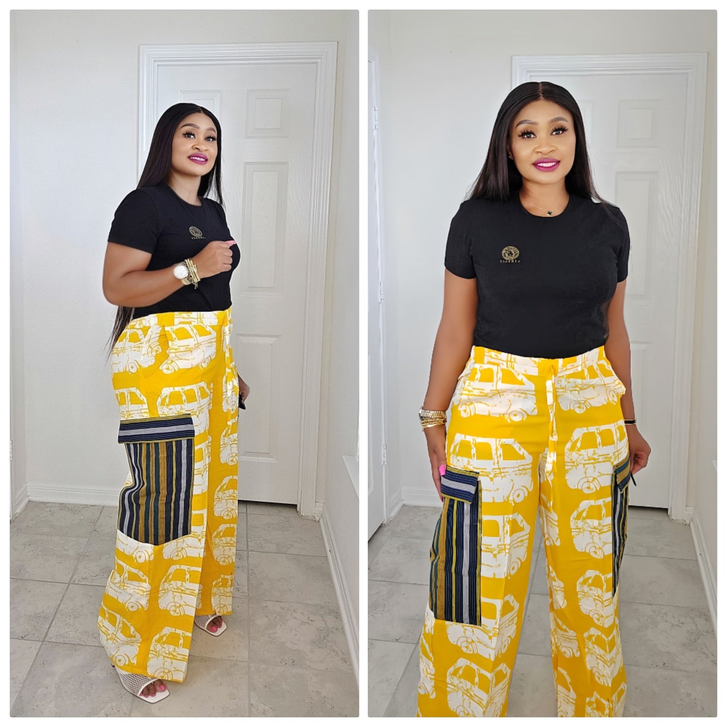 Ankara Cargo Pants – 100% Cotton African Print