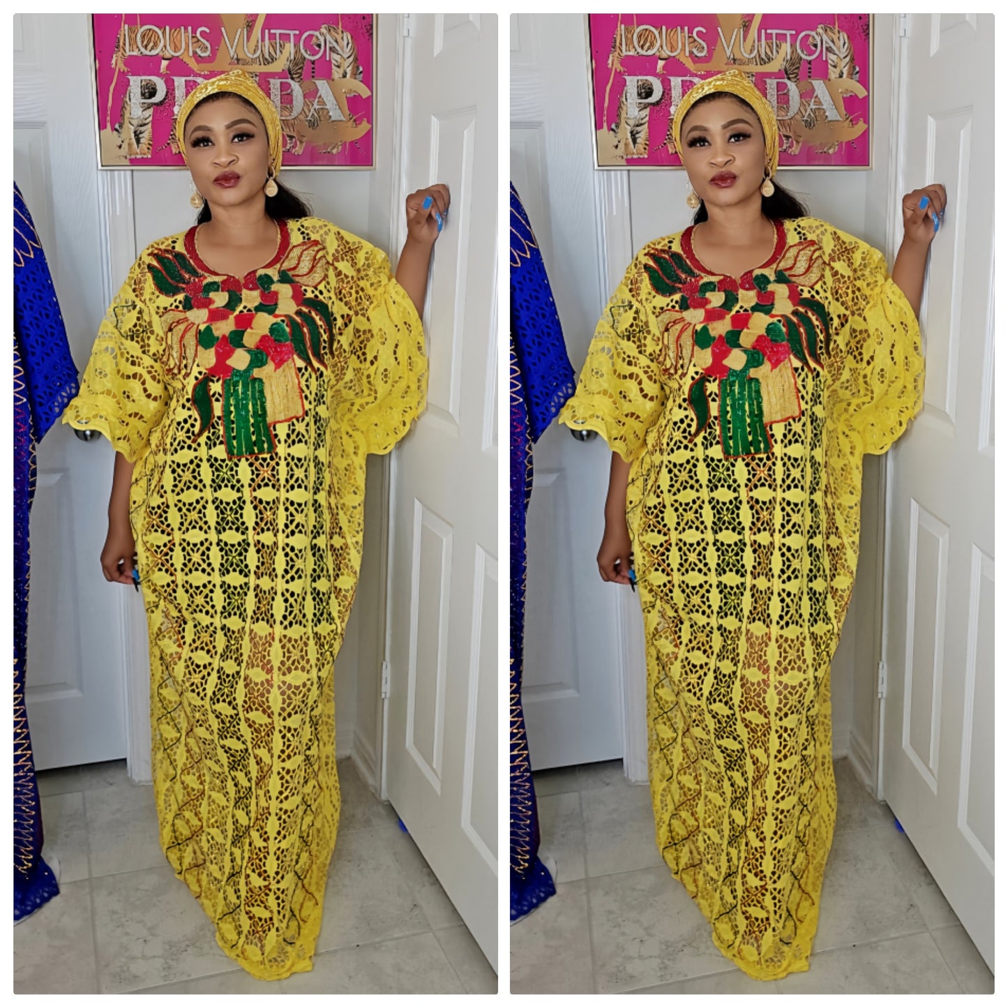 THE MONARCH RICH AUNTY MILLION STONES BUBU KAFTAN