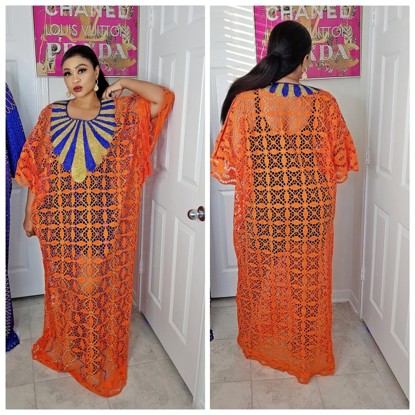 THE MONARCH RICH AUNTY MILLION STONES BUBU KAFTAN