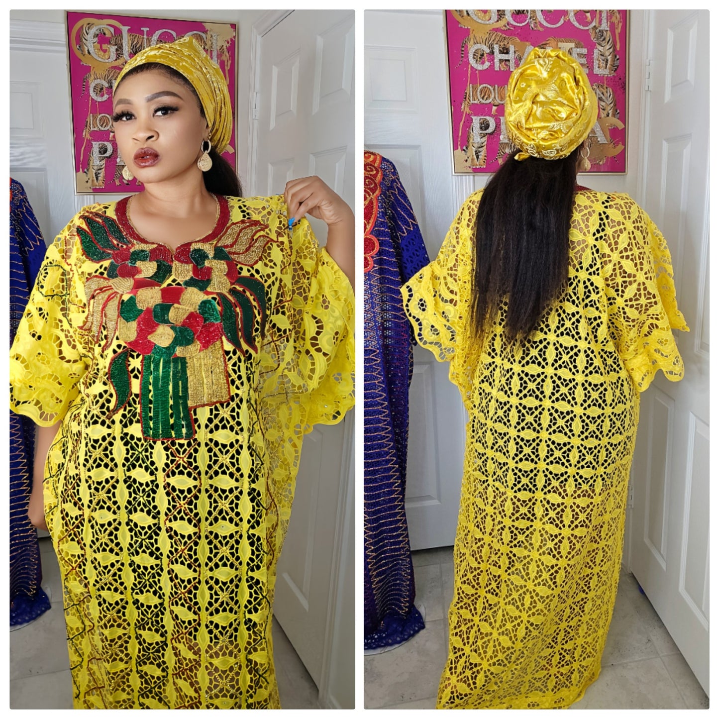 THE MONARCH RICH AUNTY MILLION STONES BUBU KAFTAN