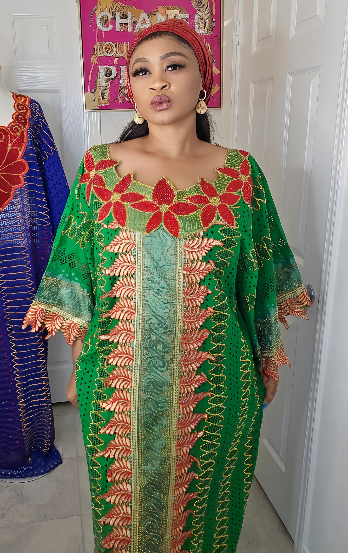 THE MONARCH RICH AUNTY MILLION STONES BUBU KAFTAN