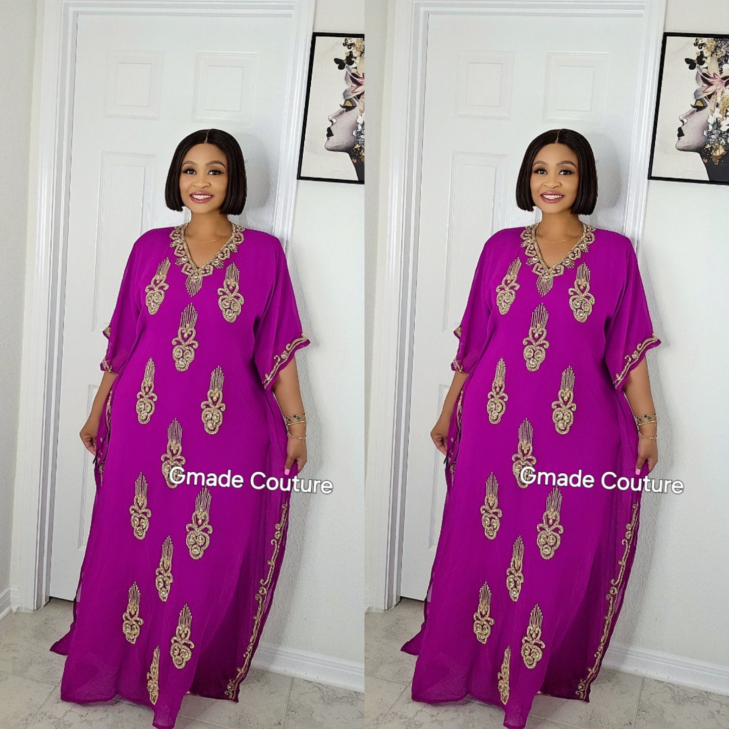 NADIA SWAROVSKI KAFTAN