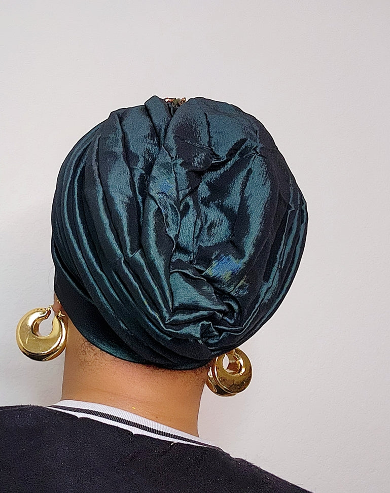 Tasha to wear Turban with up-do Rhinestones 1