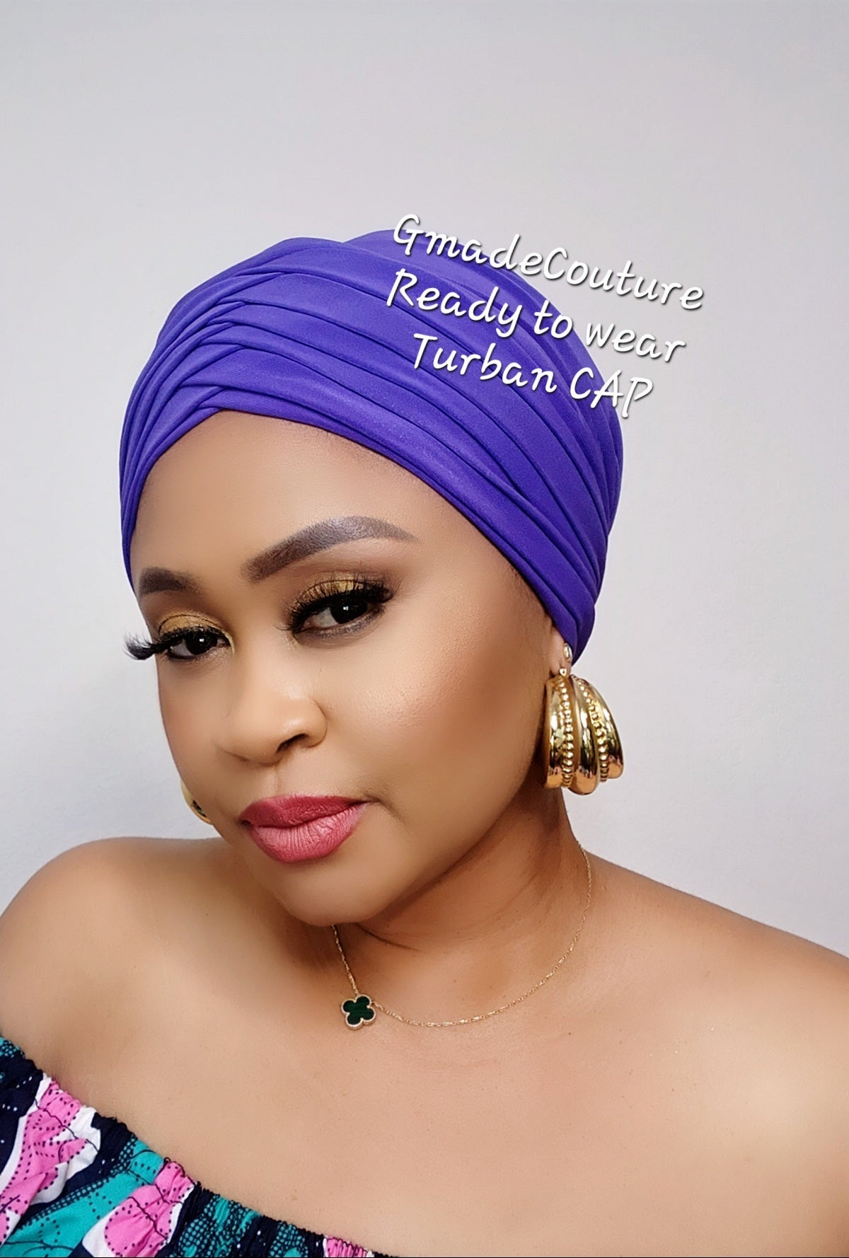 WENDY PLEATED READY TO WEAR TURBAN CAP
