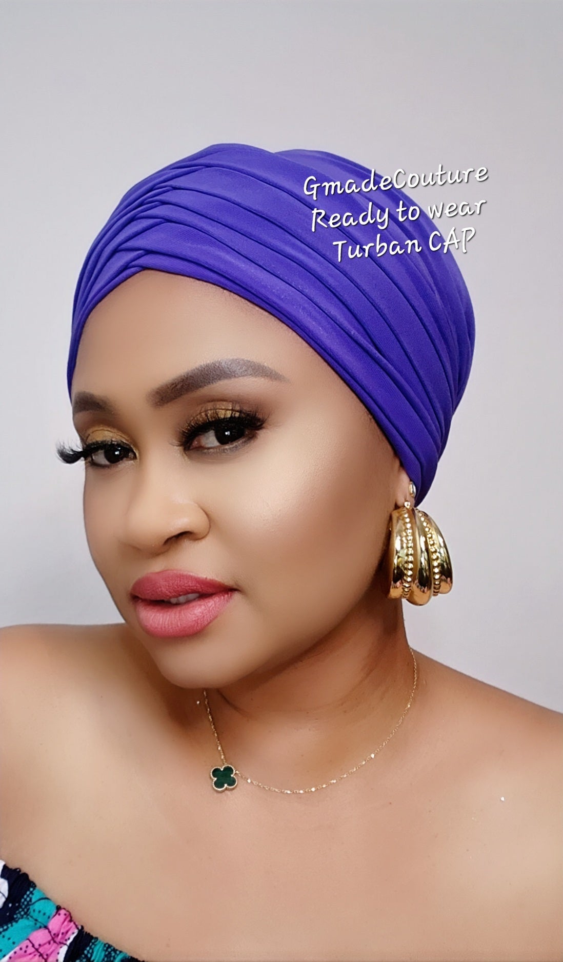 WENDY PLEATED READY TO WEAR TURBAN CAP