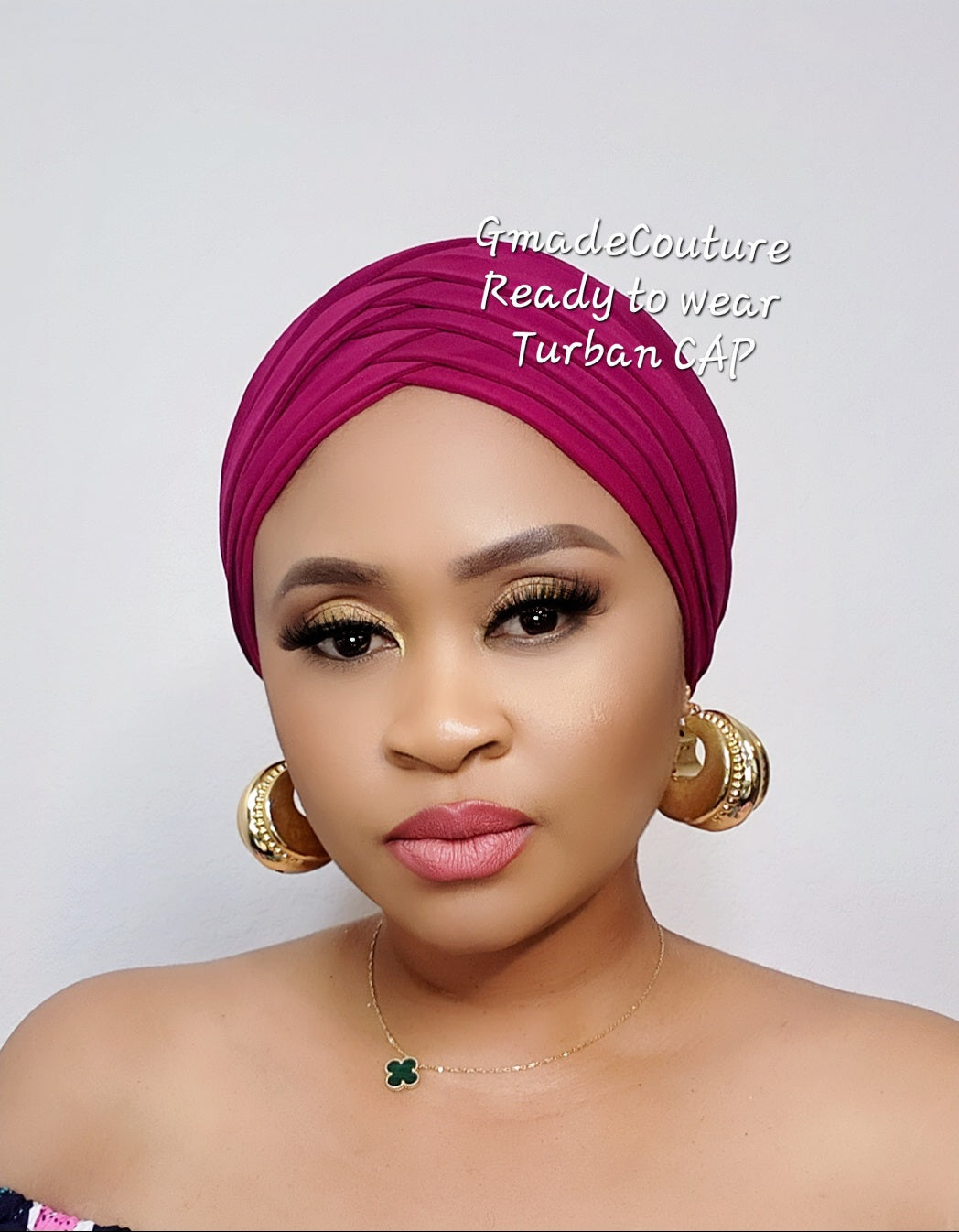 WENDY PLEATED READY TO WEAR TURBAN CAP