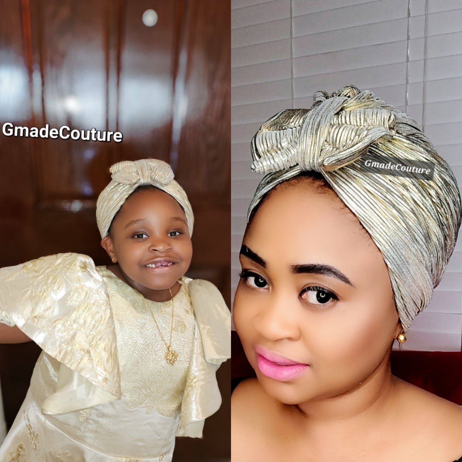 TURBAN TWIST CAP ROSE UP-DO