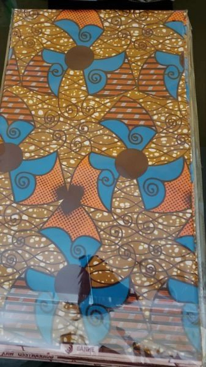 ANKARA DUTCH WAX FABRIC PRINT