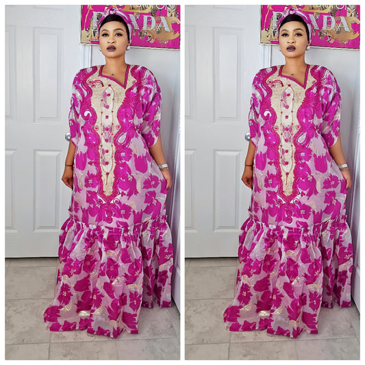 Golden Luxe Brocade Bubu