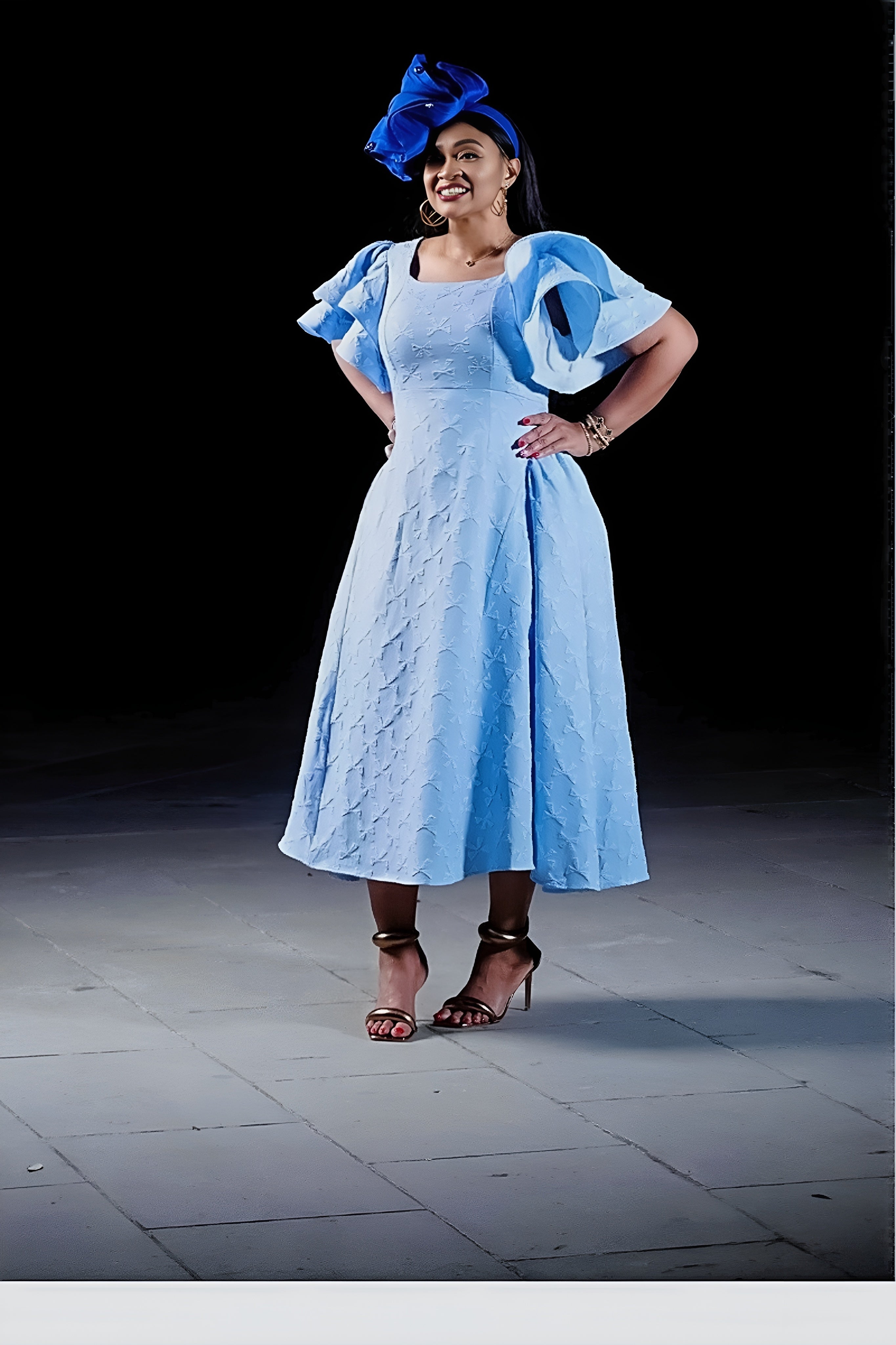 Elora Statement Midi Dress