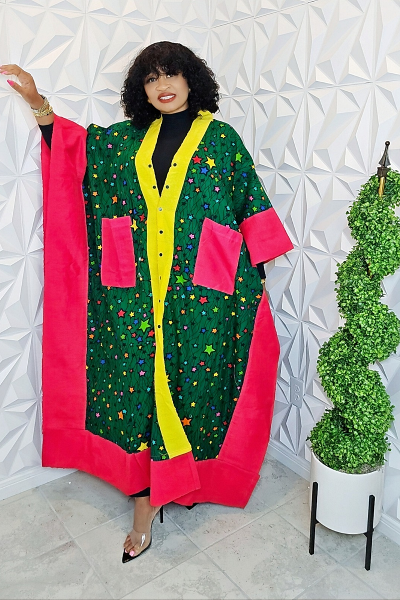 The Luxe Ankara Kimono