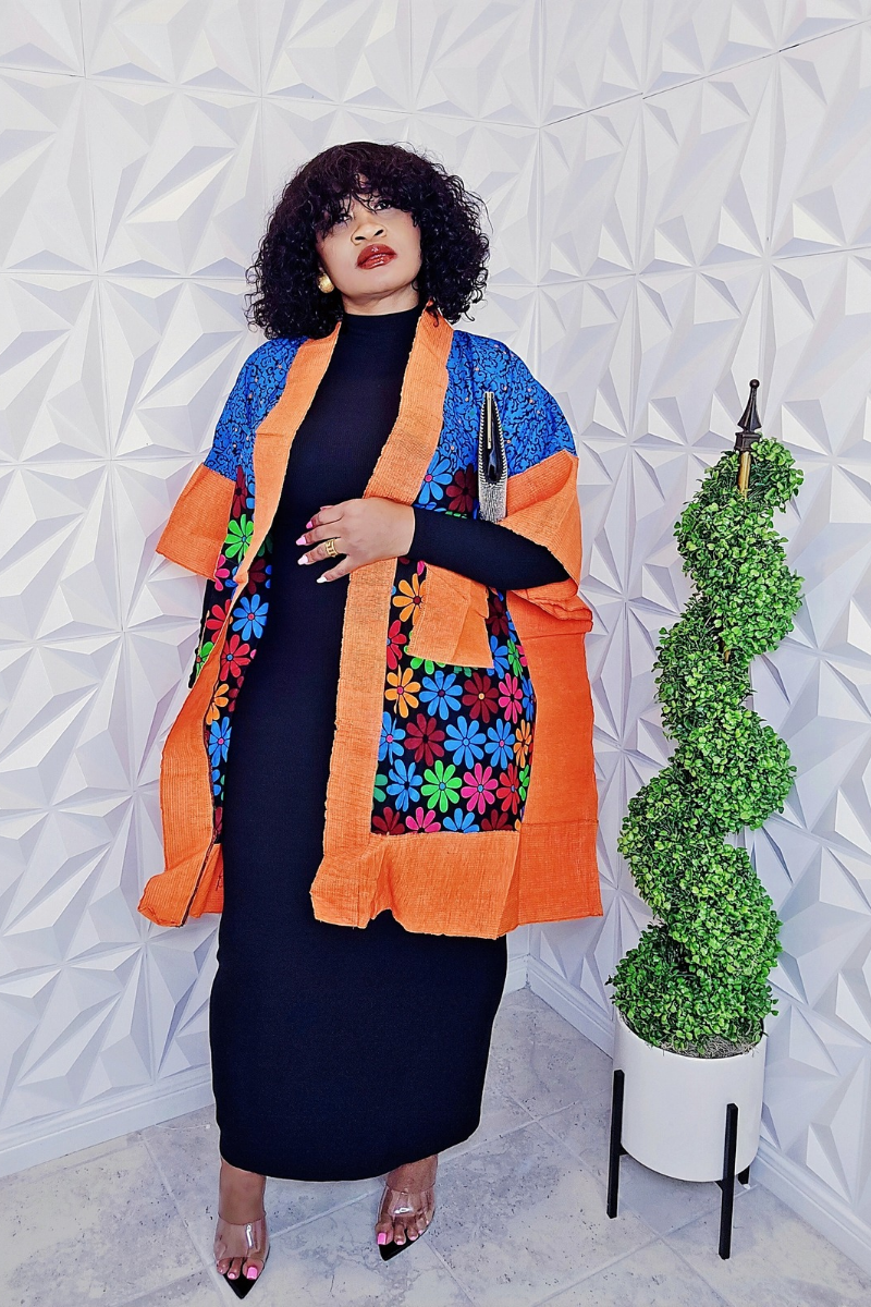 The Luxe Ankara Kimono