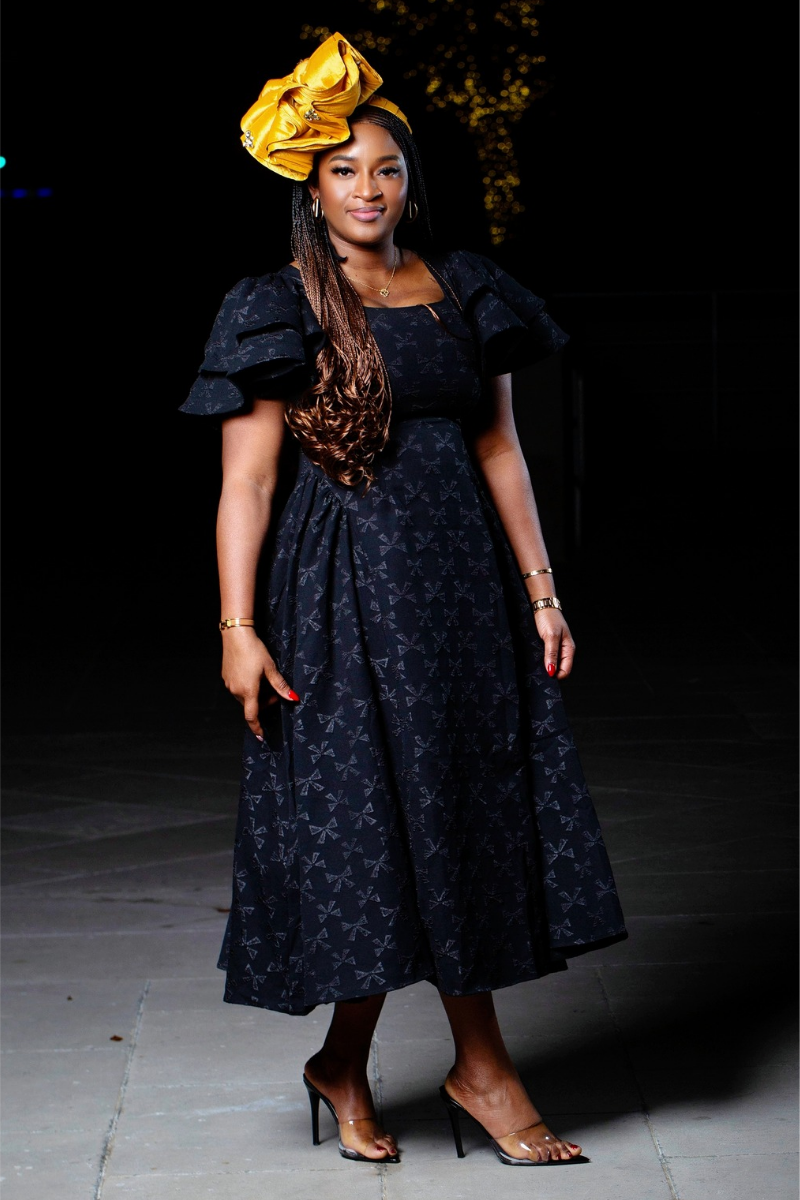 Elora Statement Midi Dress