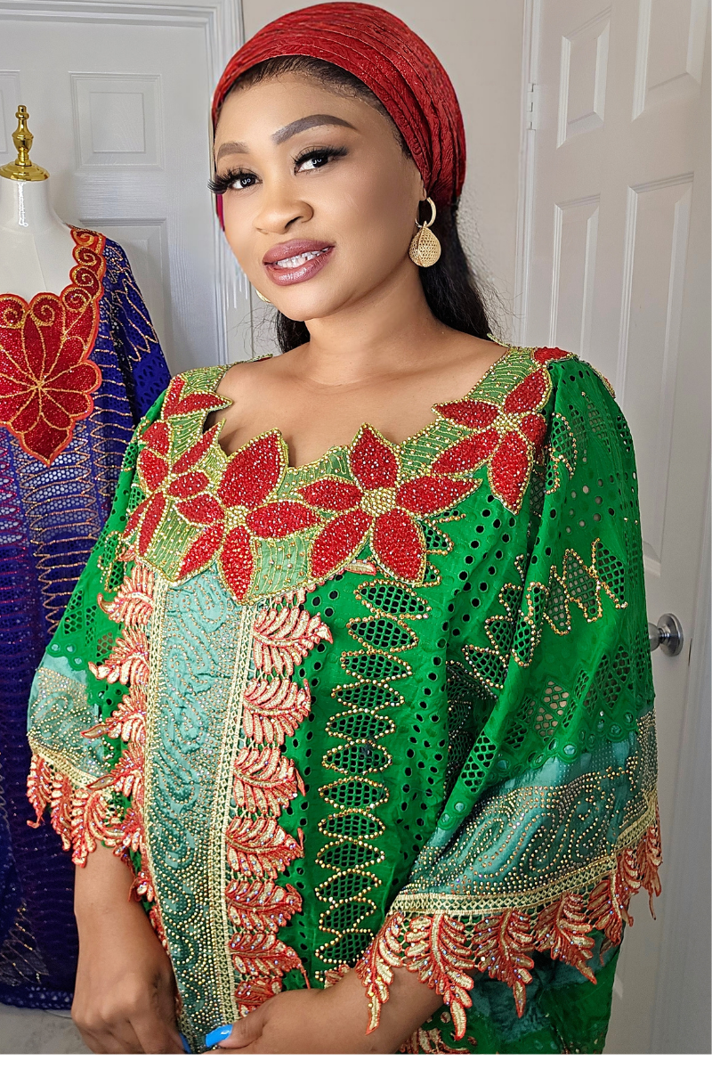 THE MONARCH RICH AUNTY MILLION STONES BUBU KAFTAN r r