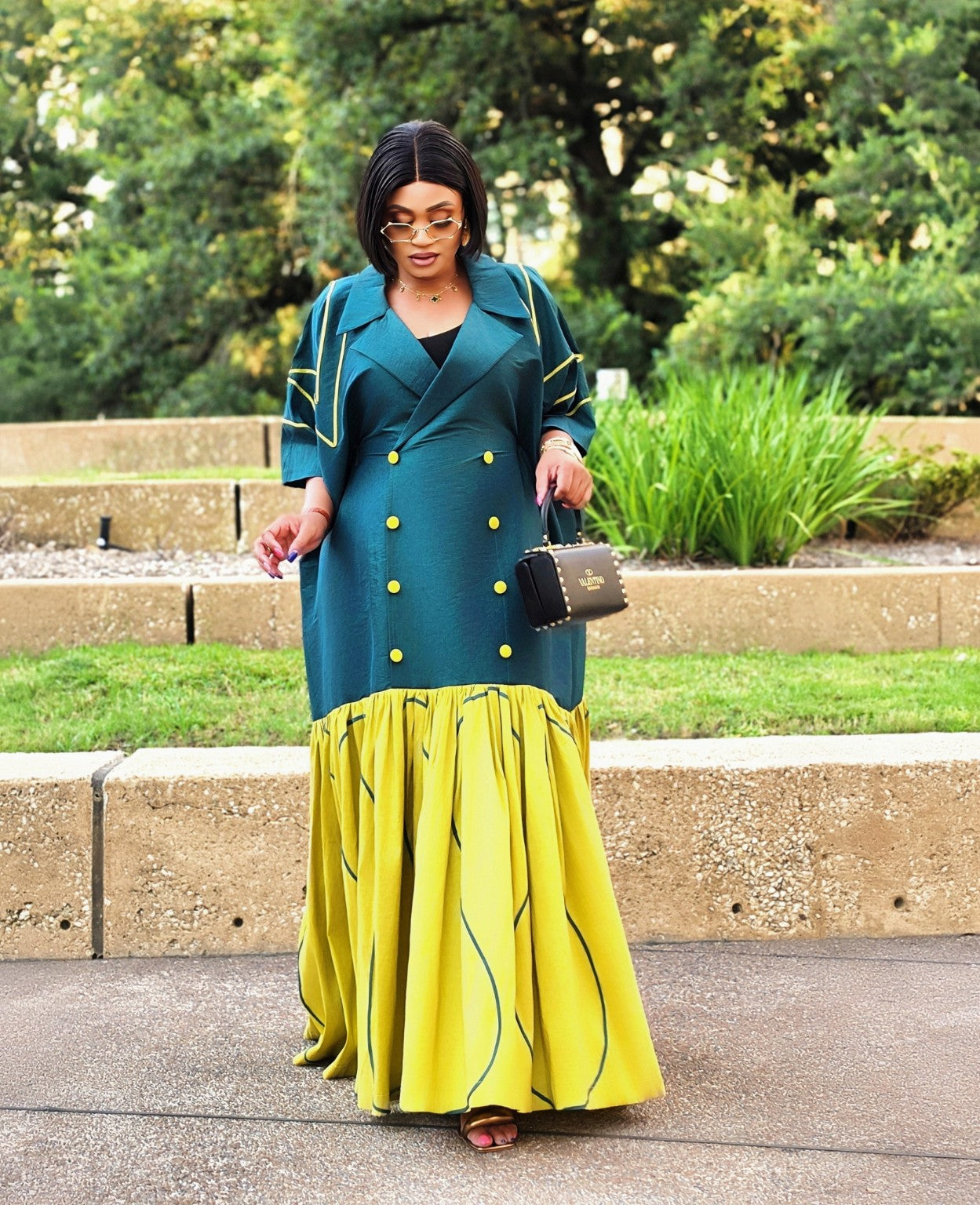 The Executive Lapel Bubu Dress