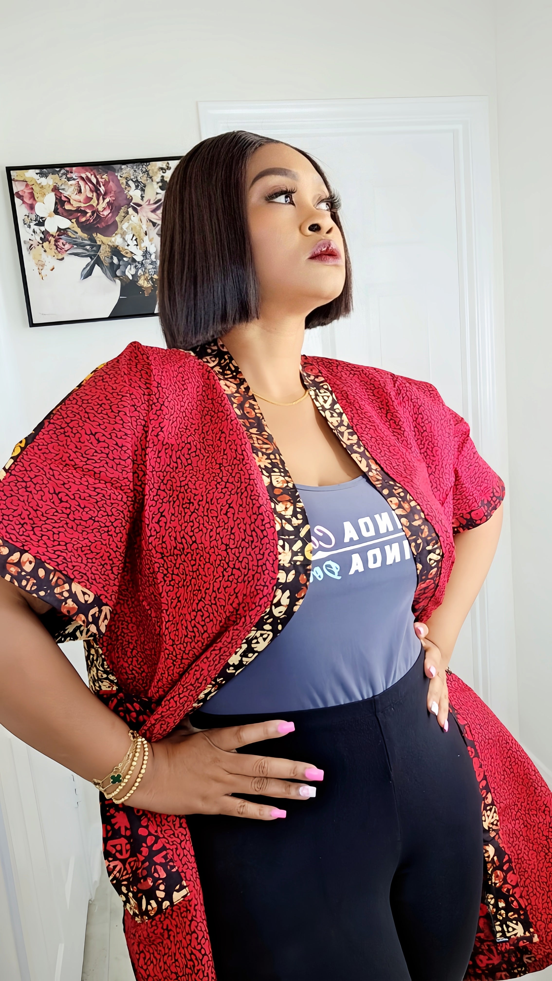 MIMI PATCHWORK KIMONO JACKET