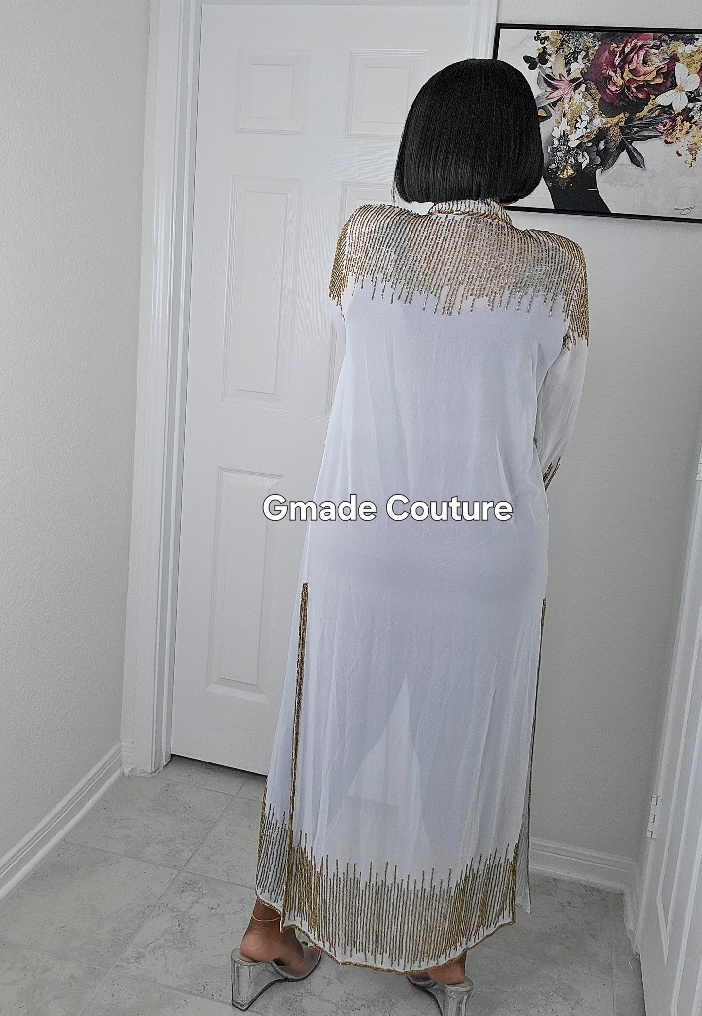 Miwa Kimono Kaftan Dress/ Cover up/Beach wear