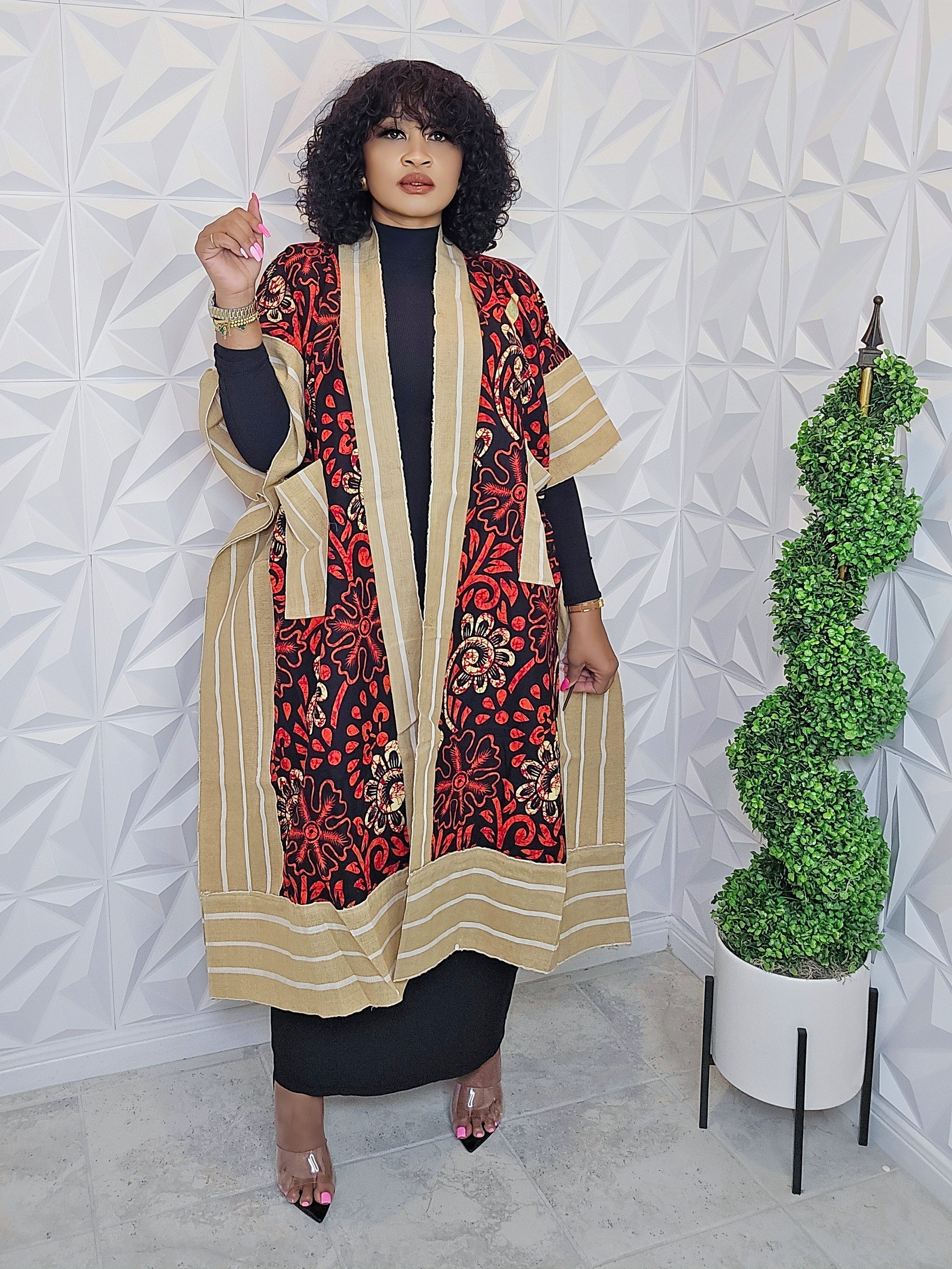 The Luxe Ankara Kimono