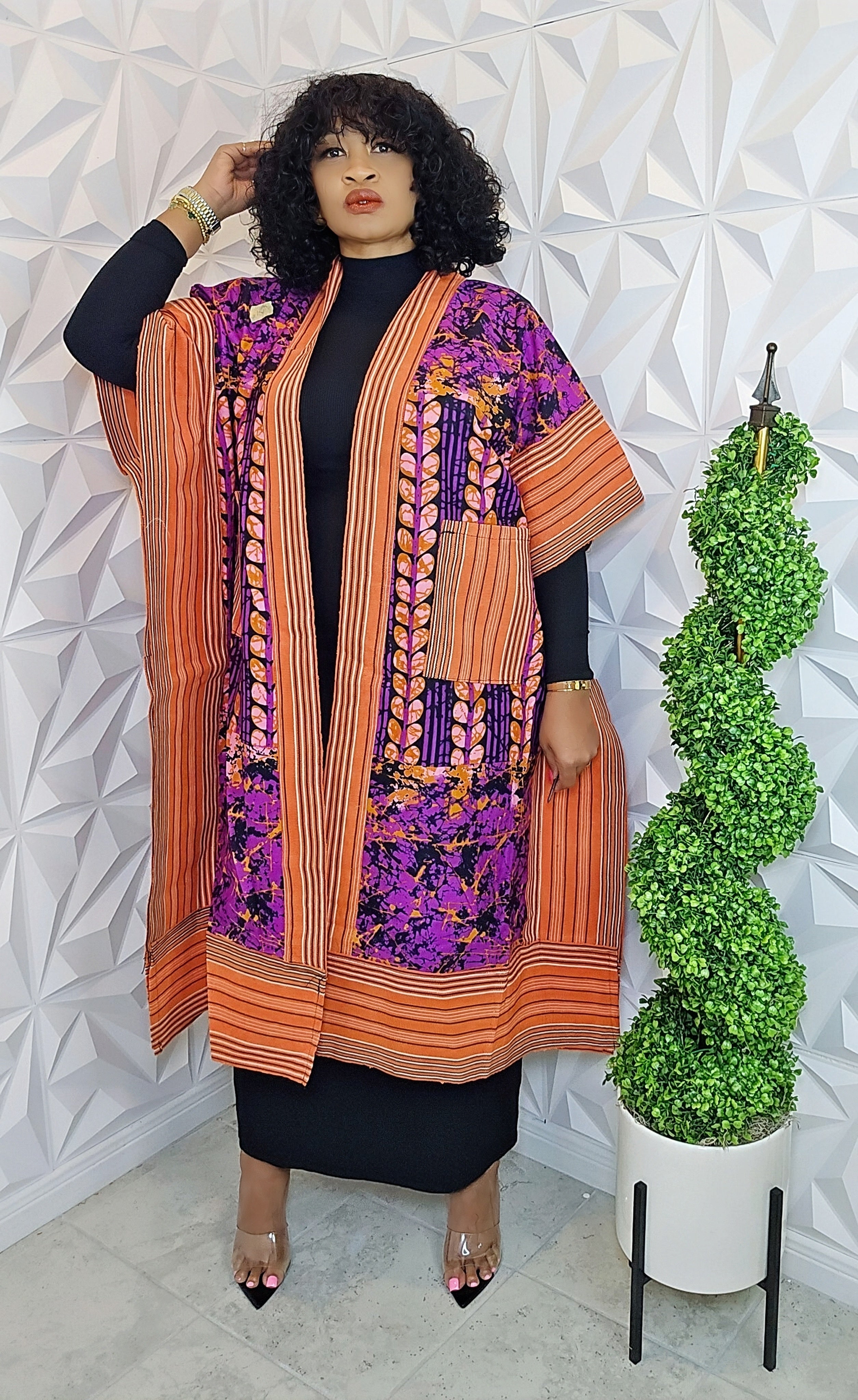 The Luxe Ankara Kimono