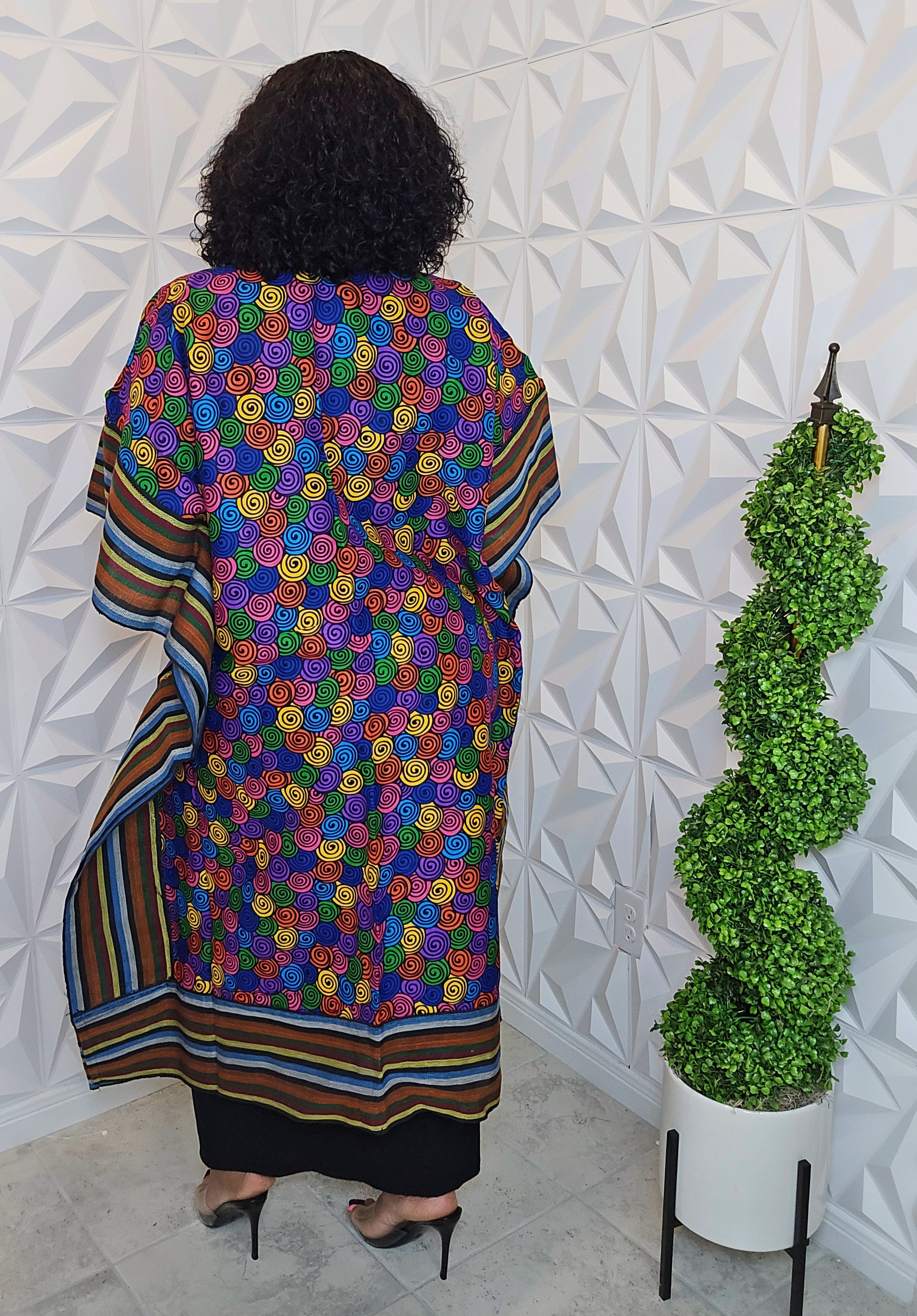The Luxe Ankara Kimono