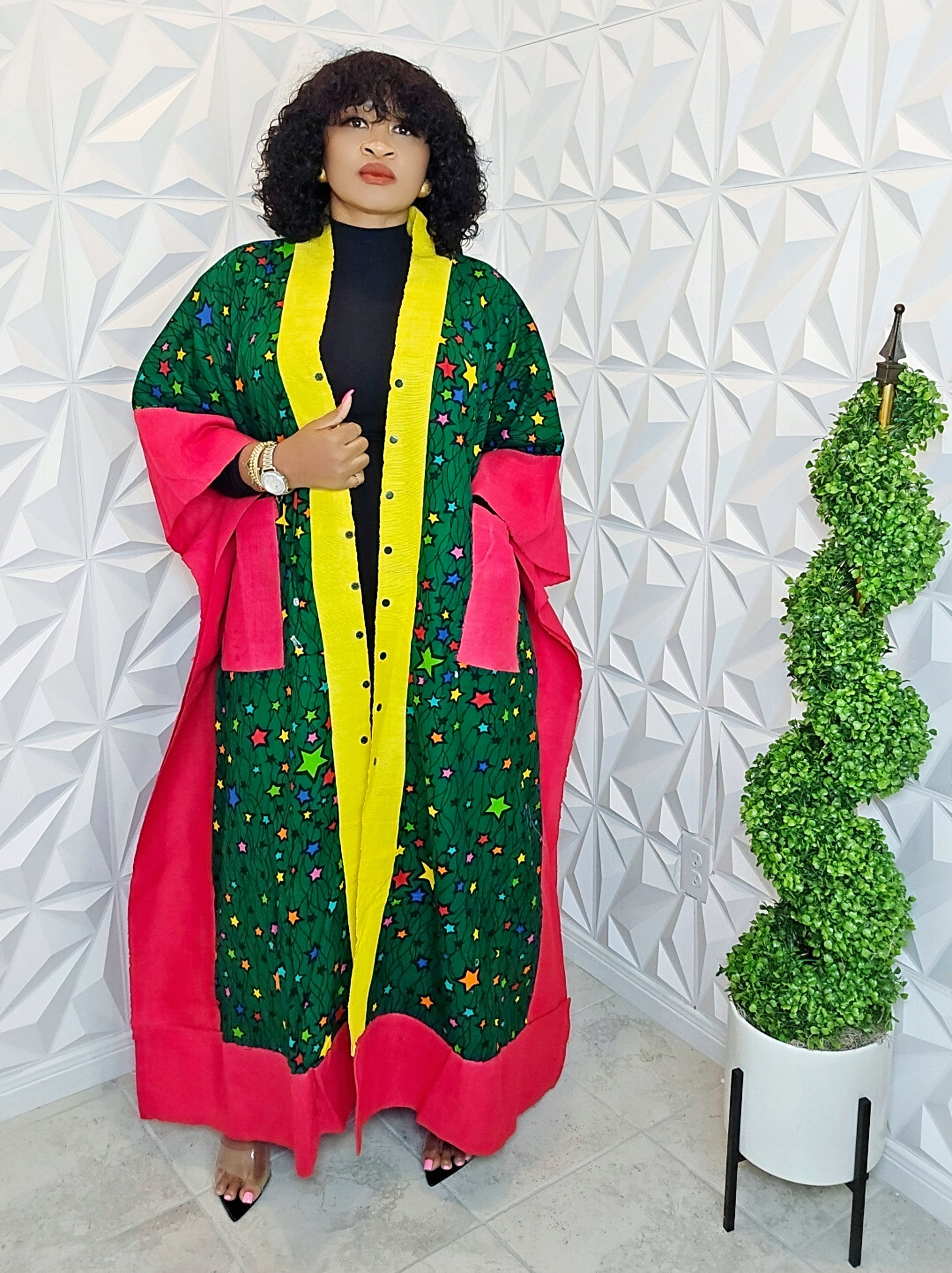 The Luxe Ankara Kimono
