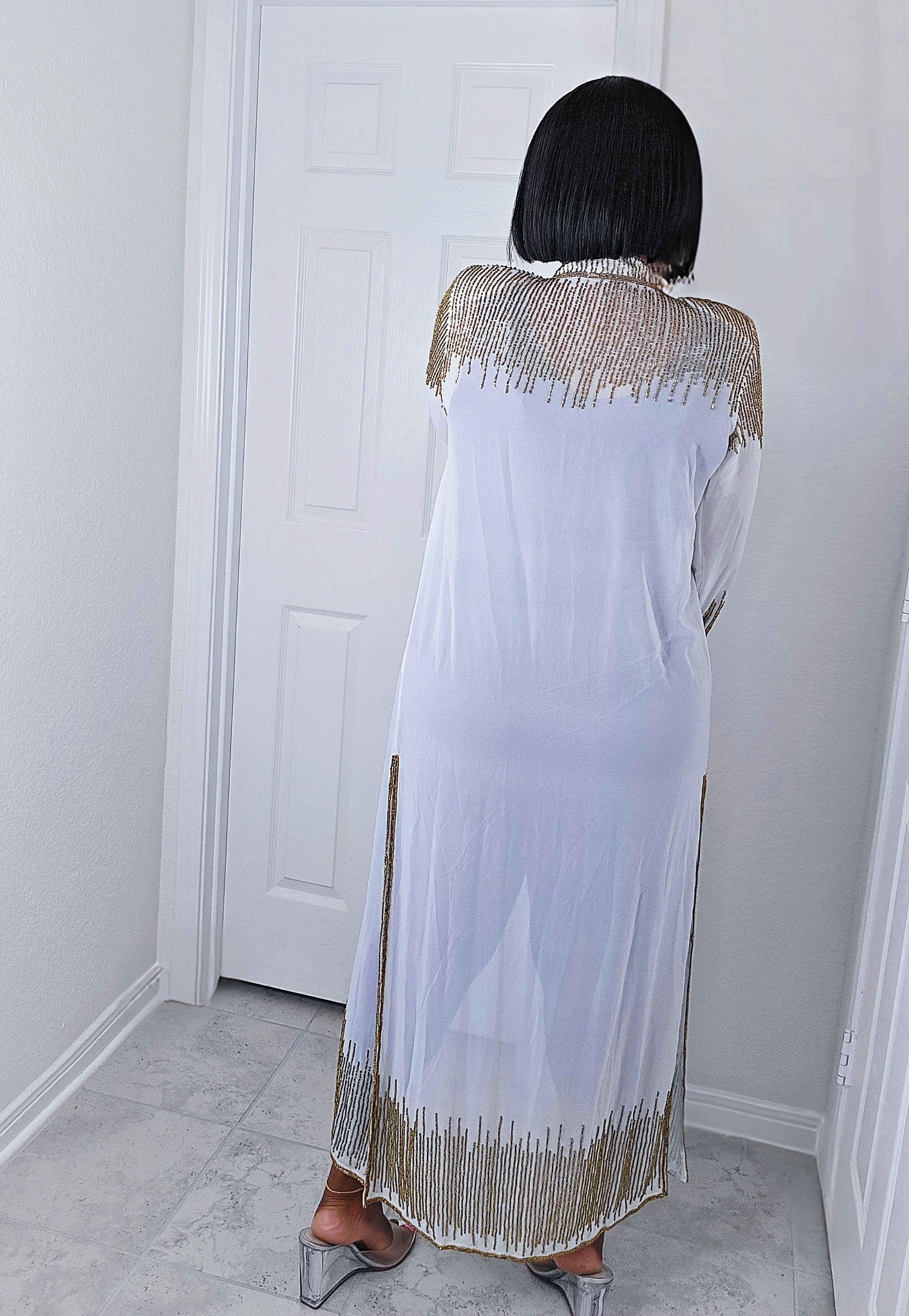 Miwa Kimono Kaftan Dress/ Cover up/Beach wear