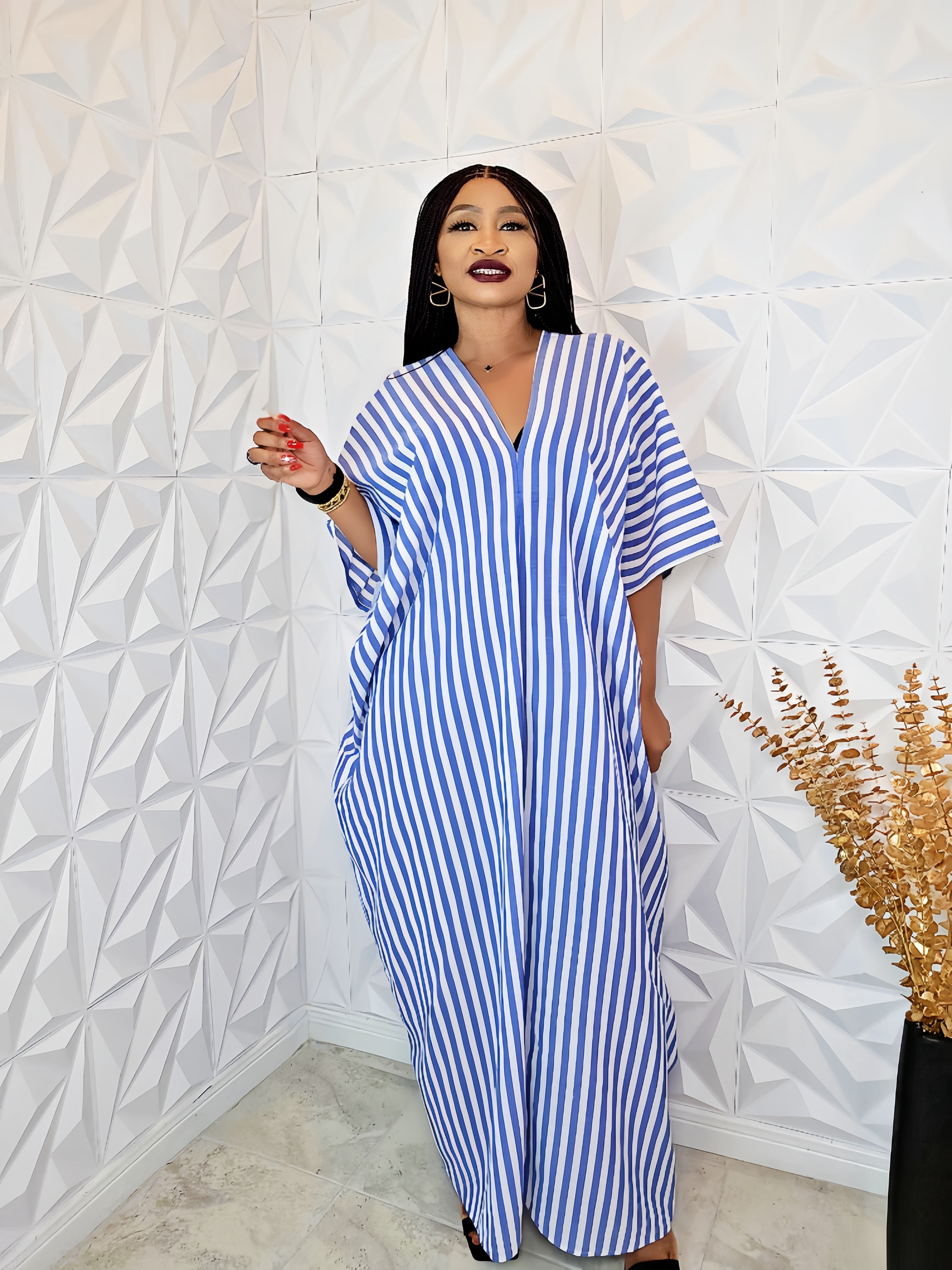 SOLA Flow Linen Bubu Kaftan